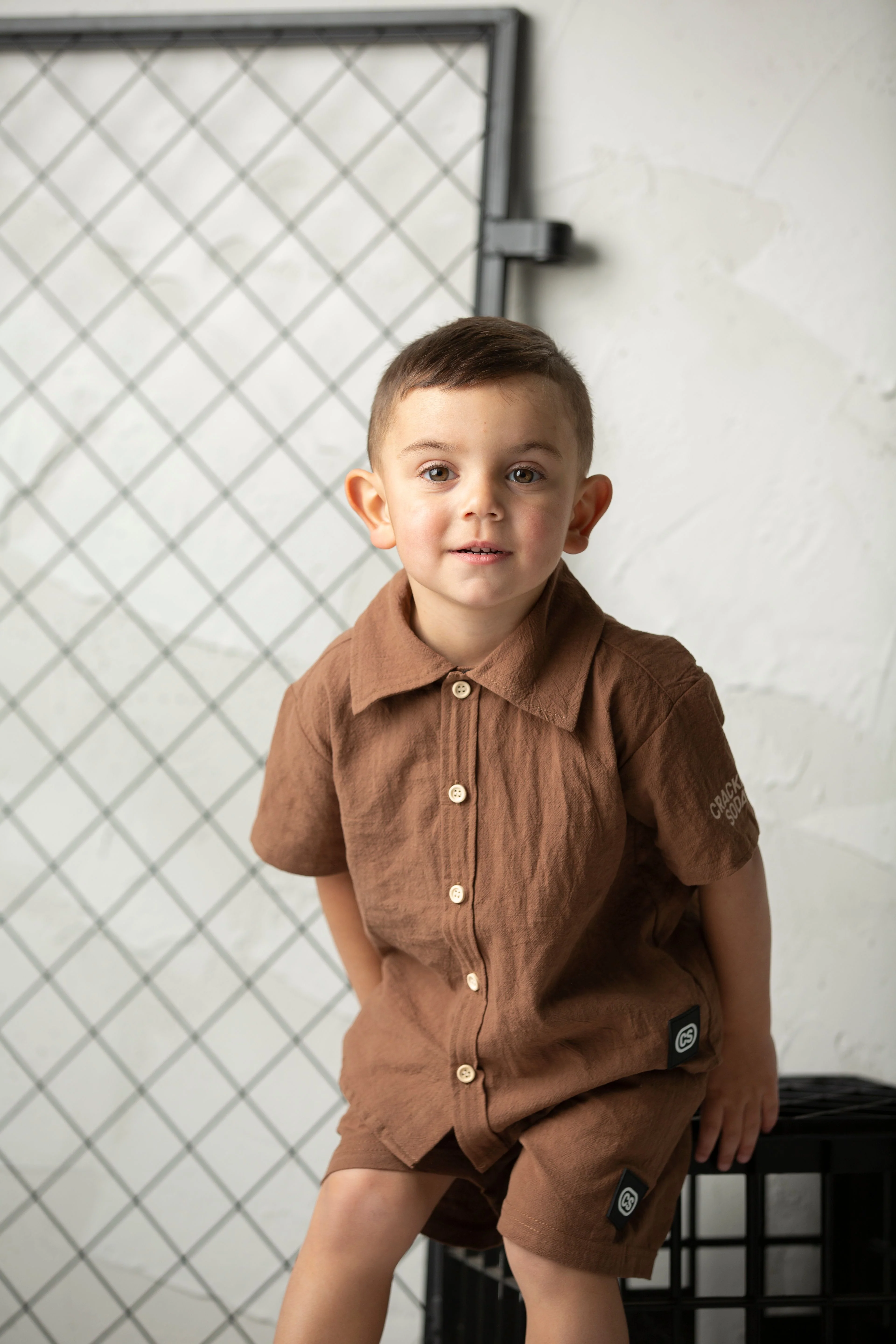 Dash Linen Shirt - Mocha