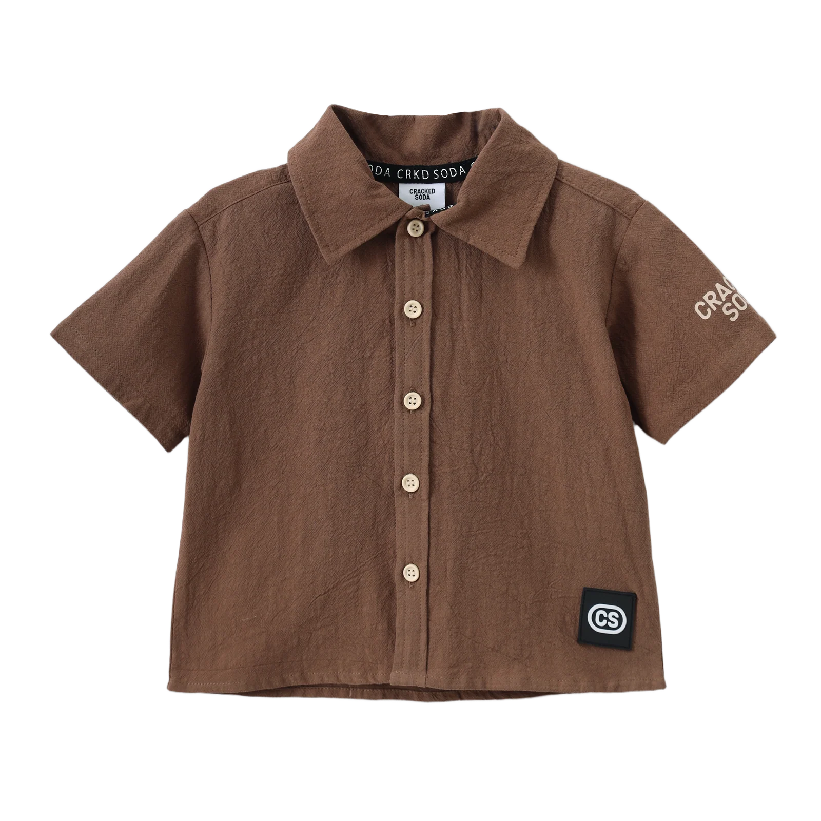 Dash Linen Shirt - Mocha - Image 4