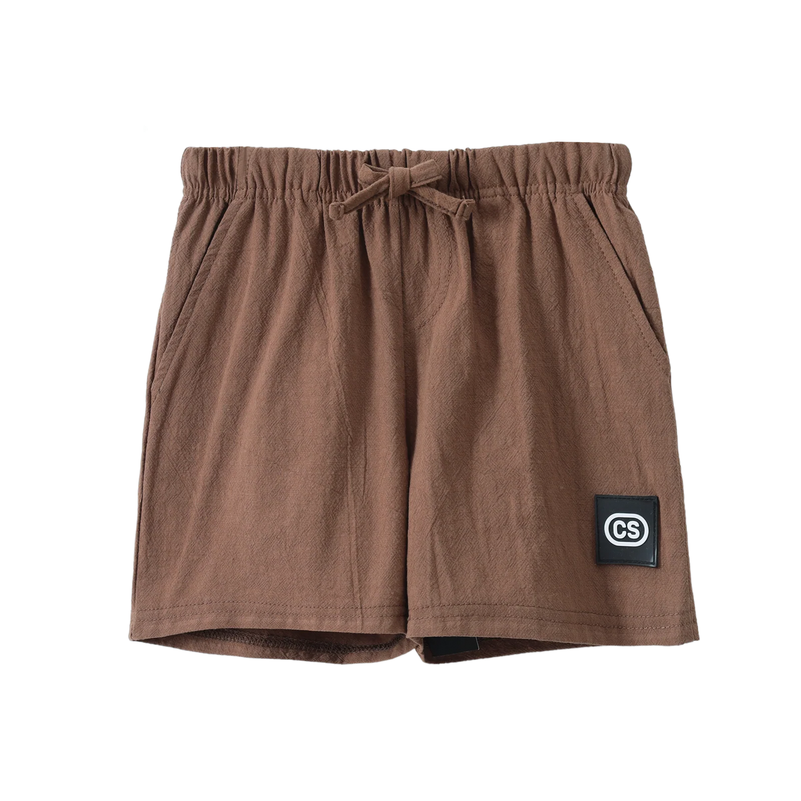 Dash Linen Shorts - Mocha - Image 4