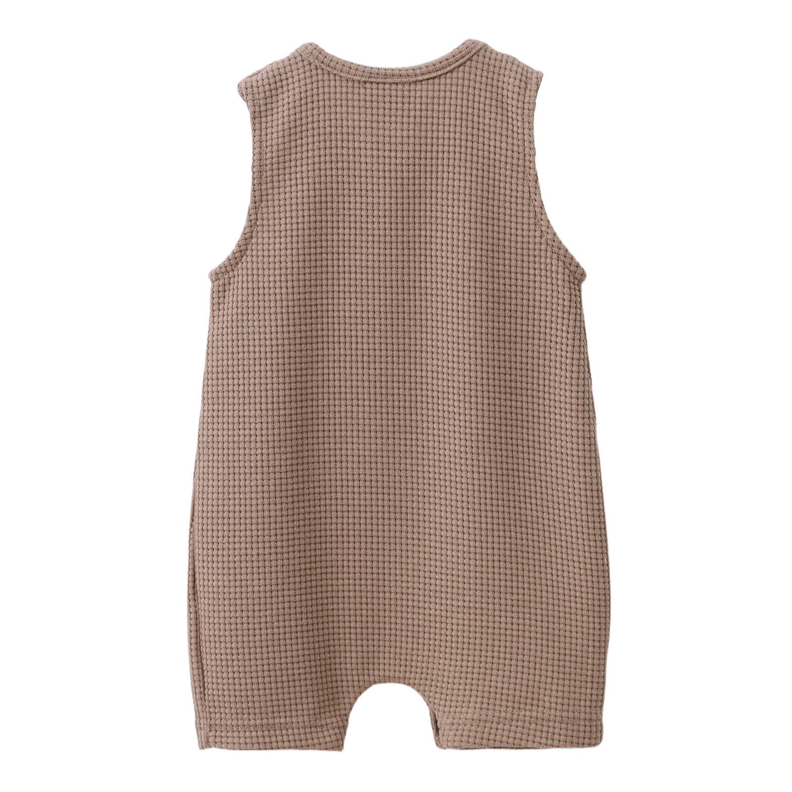 Dash Waffle Romper - Mocha - Image 9