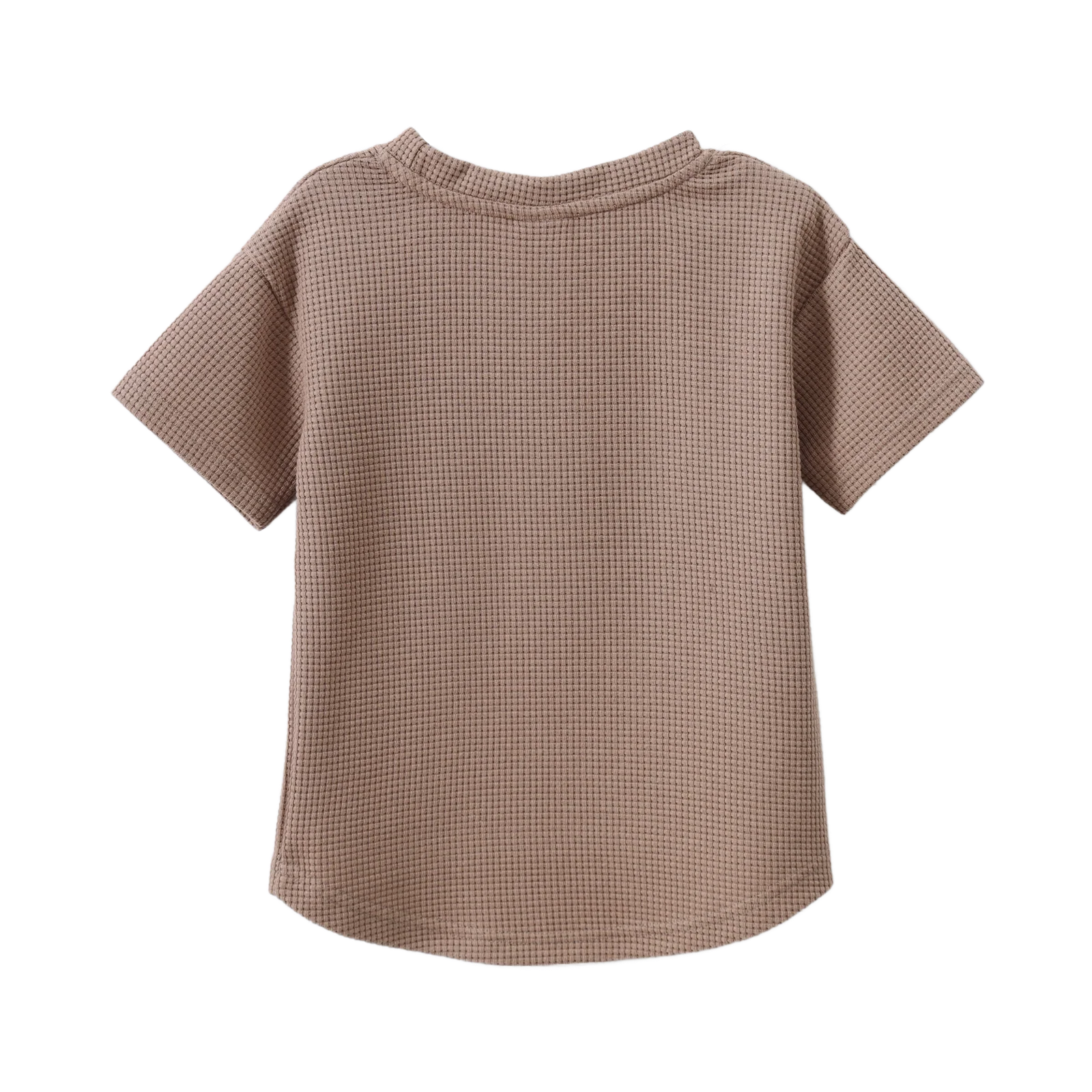 Dash Waffle Scoop Tee - Mocha - Image 7