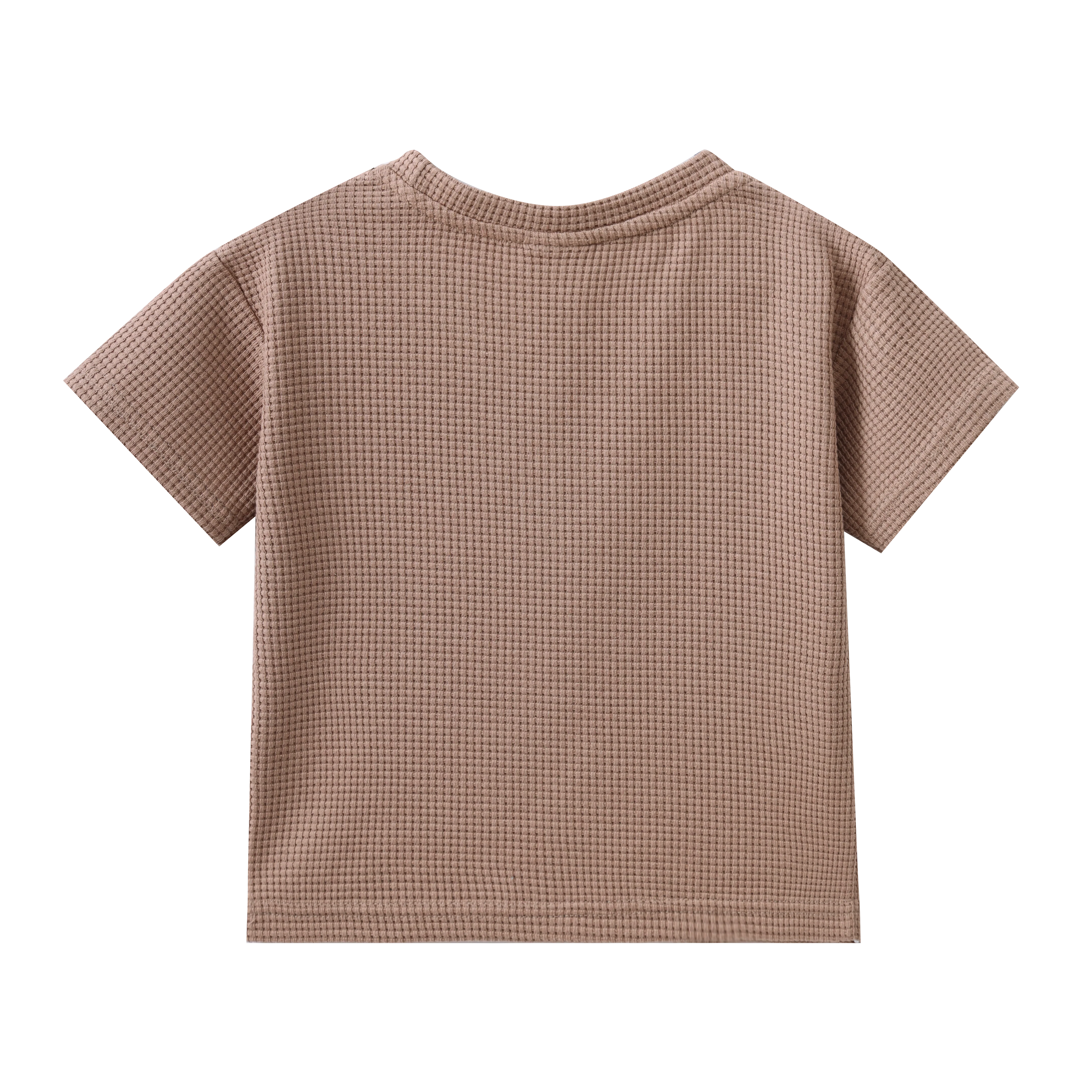 Dash Waffle Tee - Mocha - Image 7