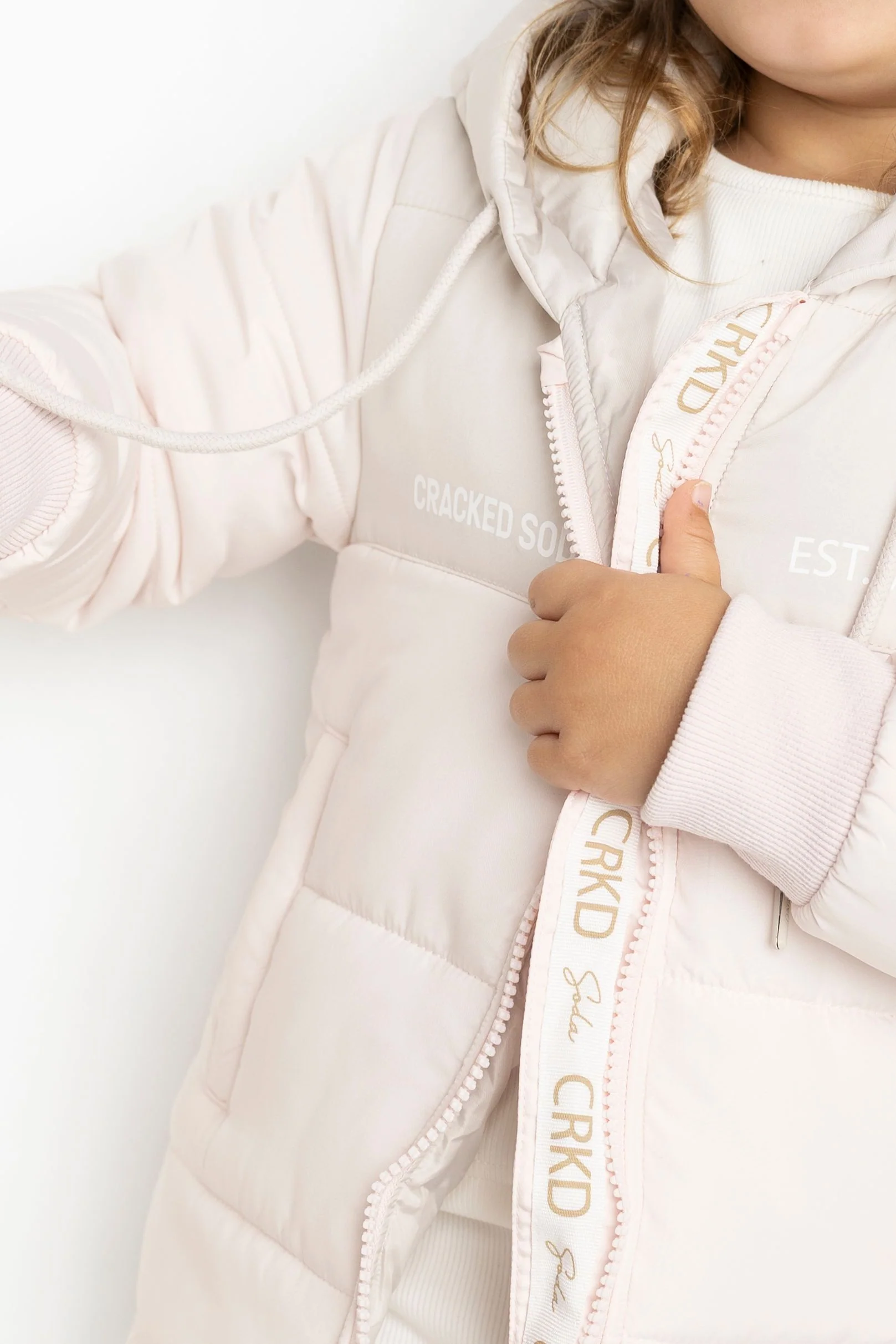Dolce Detailed Puffer Jacket - Pink - Image 10