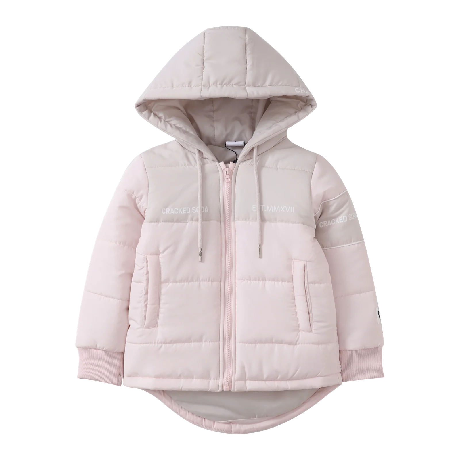 Dolce Detailed Puffer Jacket - Pink - Image 11