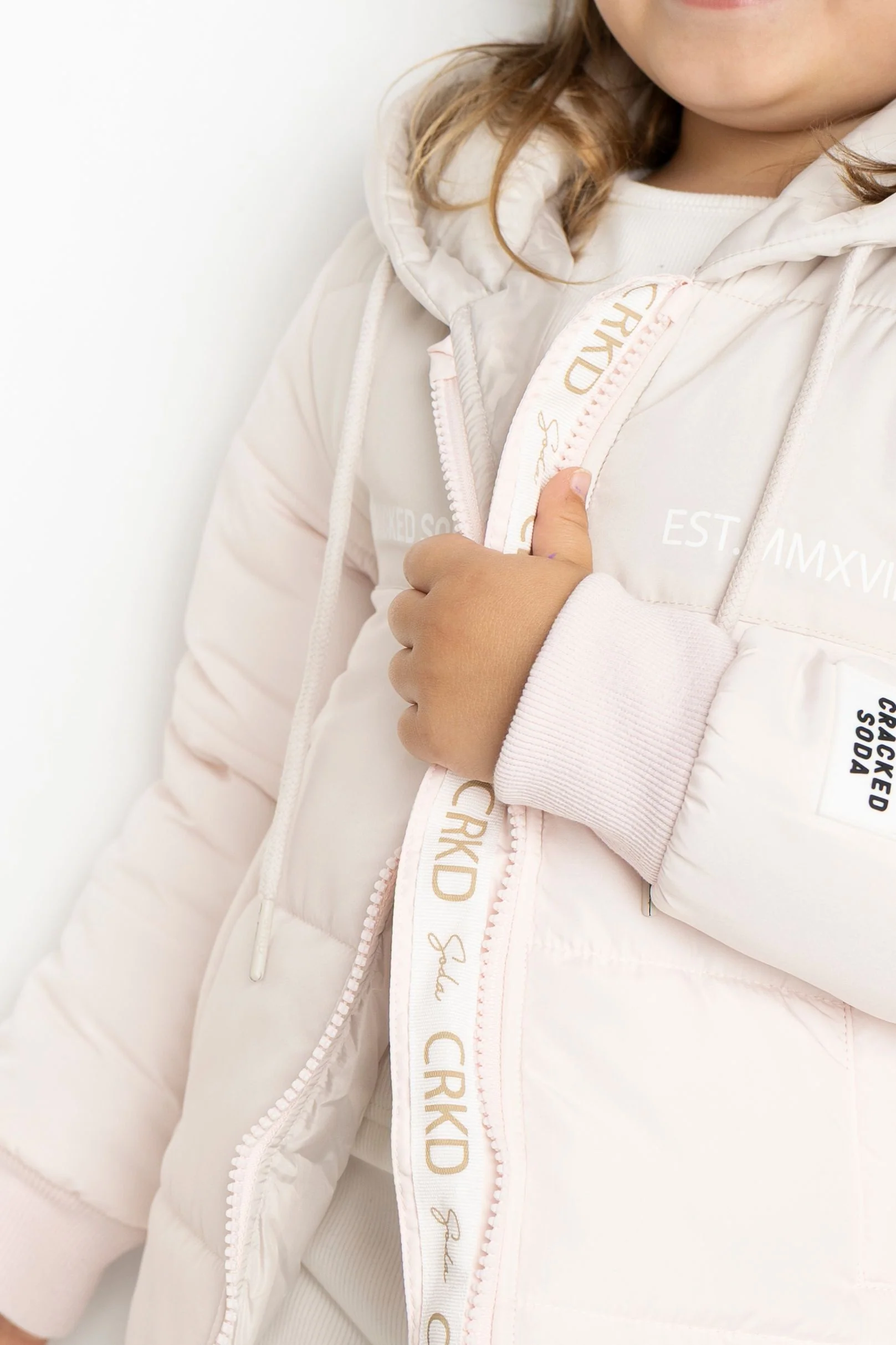 Dolce Detailed Puffer Jacket - Pink - Image 4