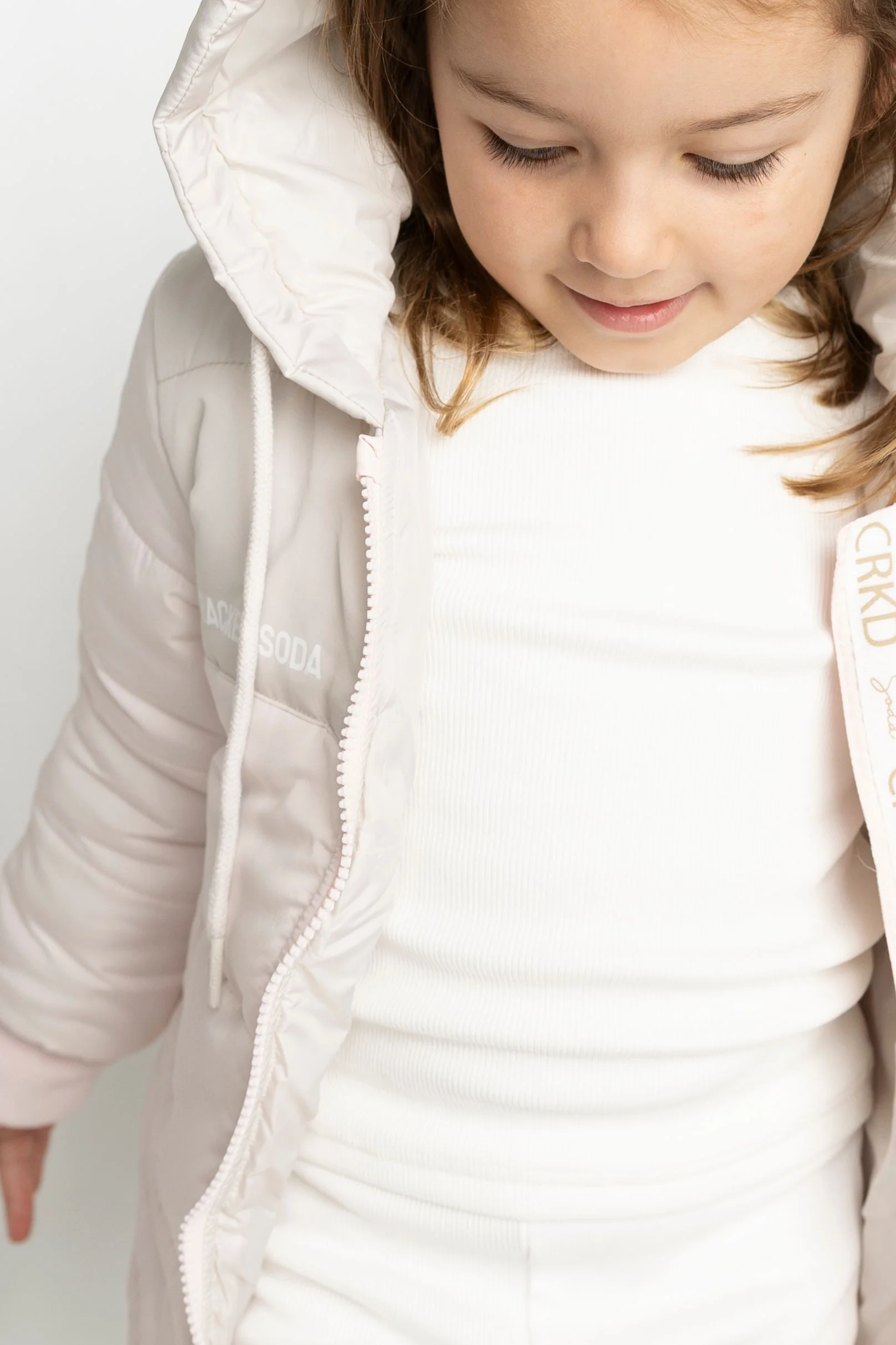 Dolce Detailed Puffer Jacket - Pink - Image 7