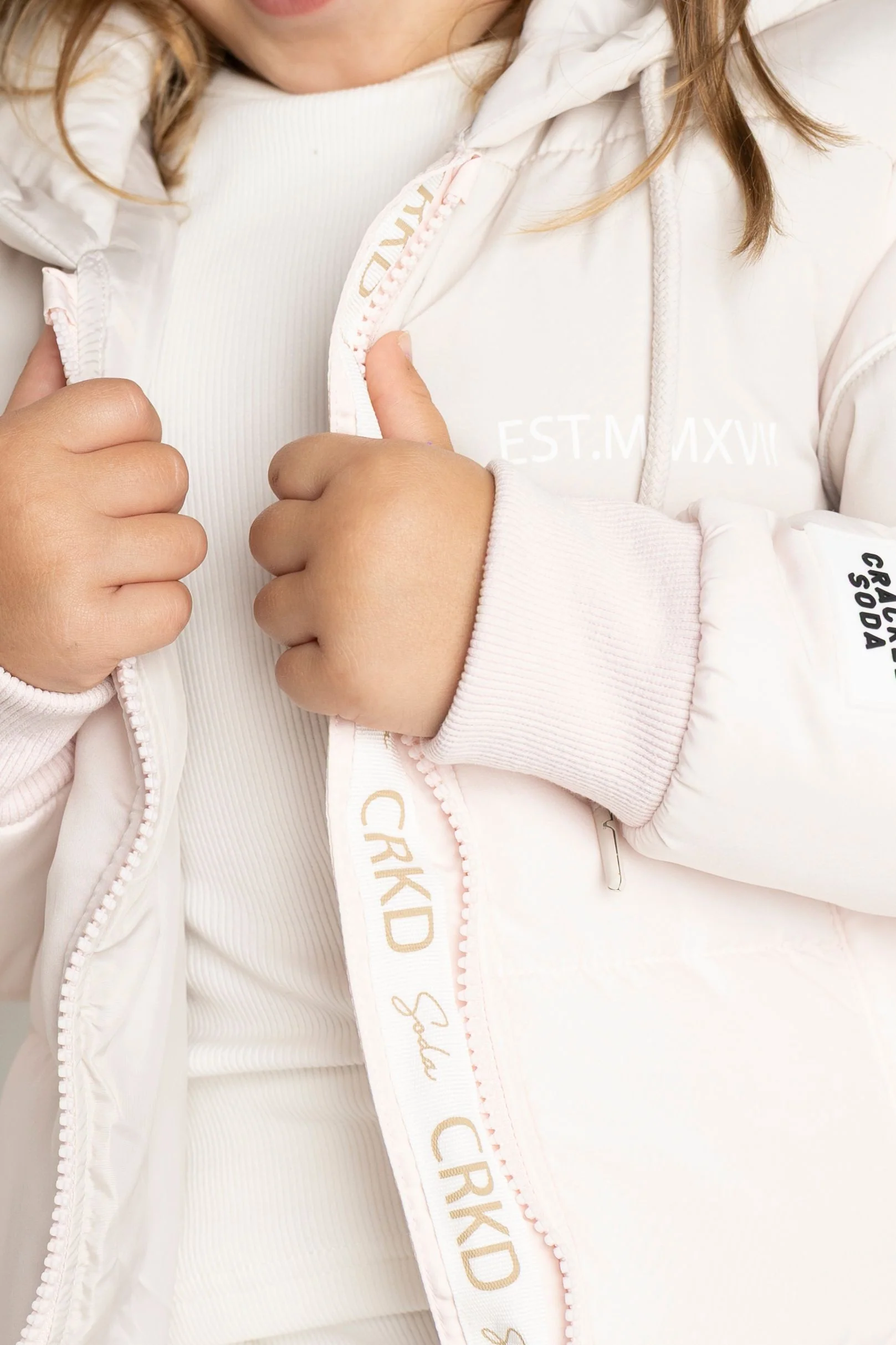 Dolce Detailed Puffer Jacket - Pink - Image 8