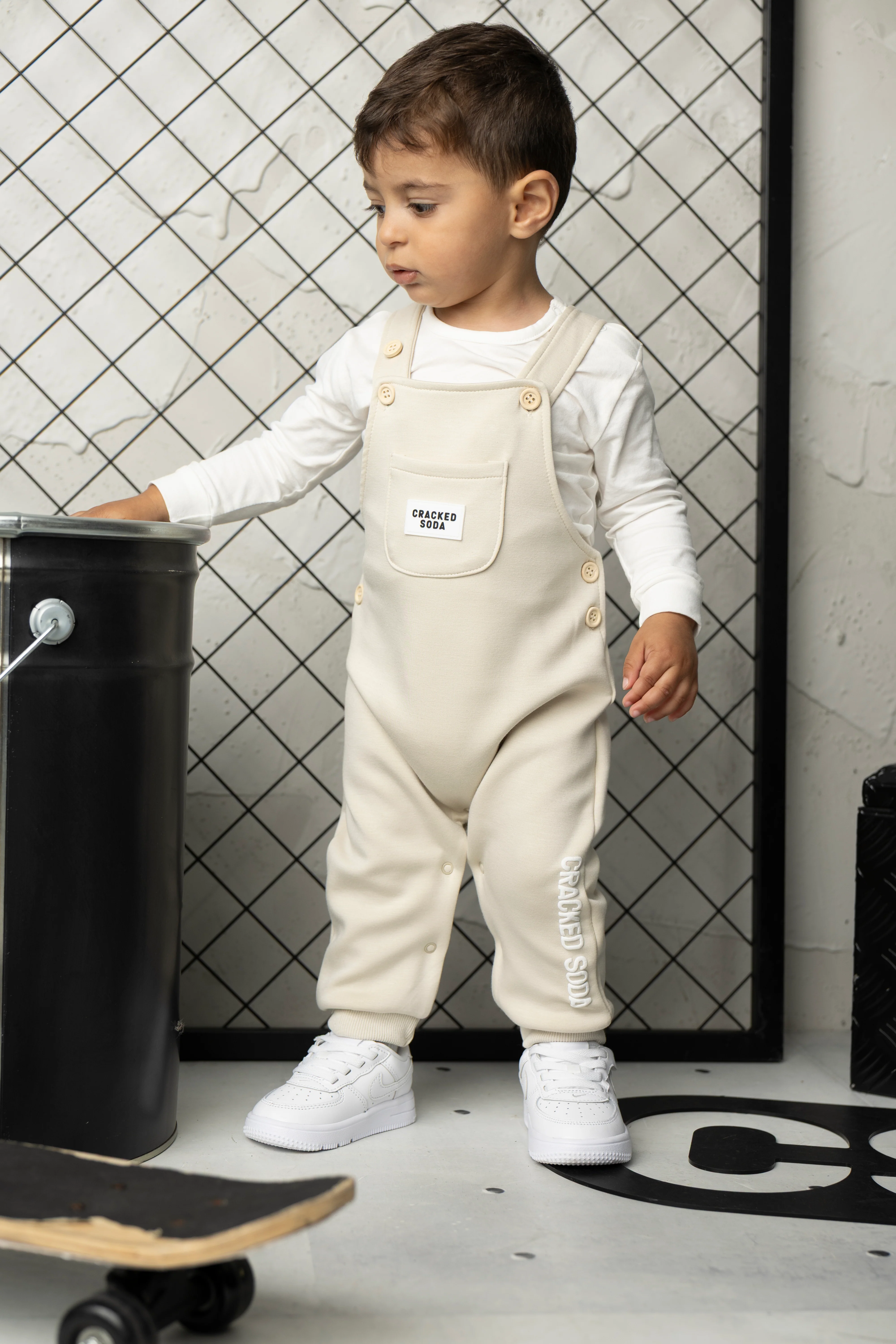 Dolce Sports Overalls. White Sand