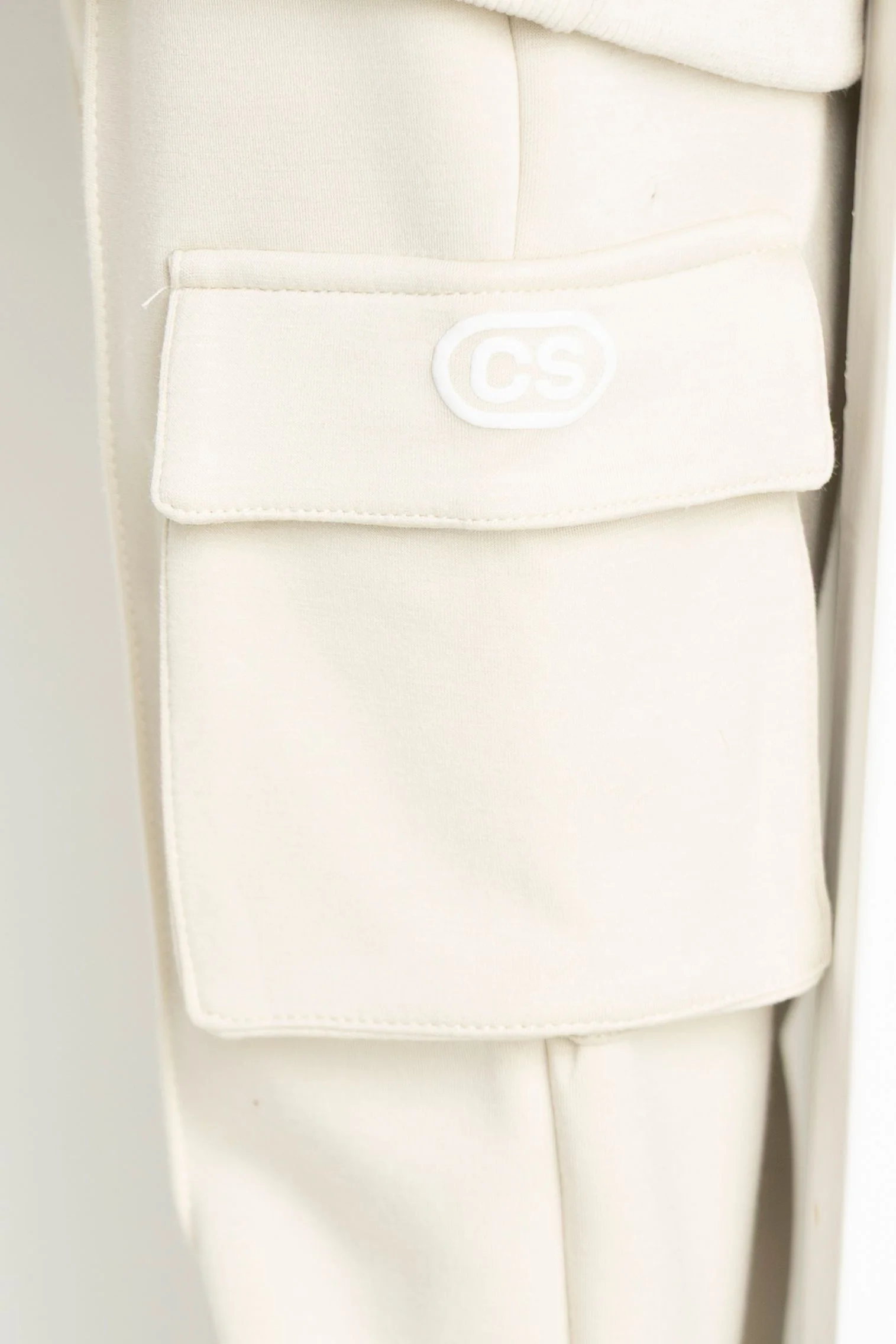 Dolce Sports Trackpants - White Sand - Image 6