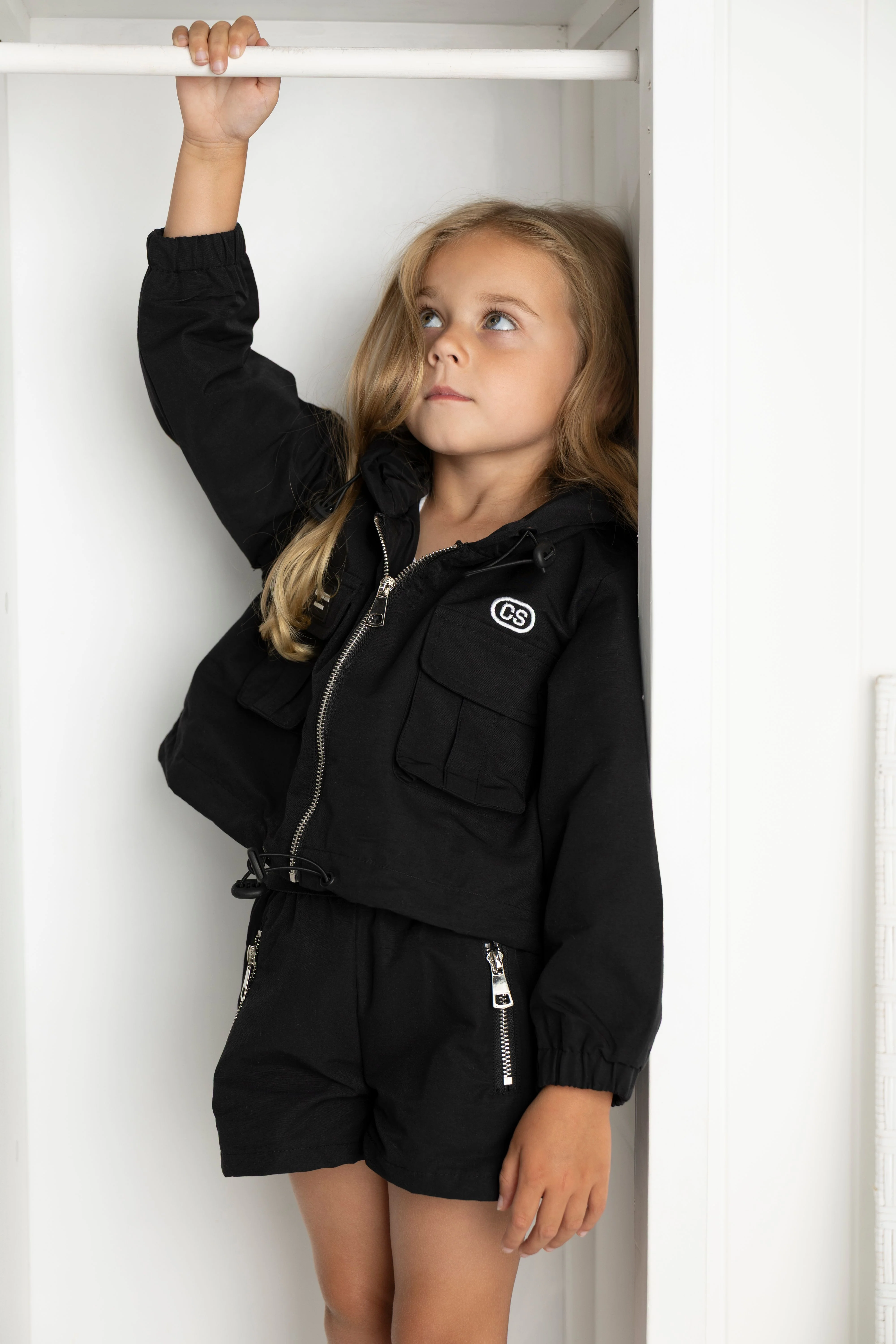 Ebony Detailed Zip Jacket - Black - Image 10