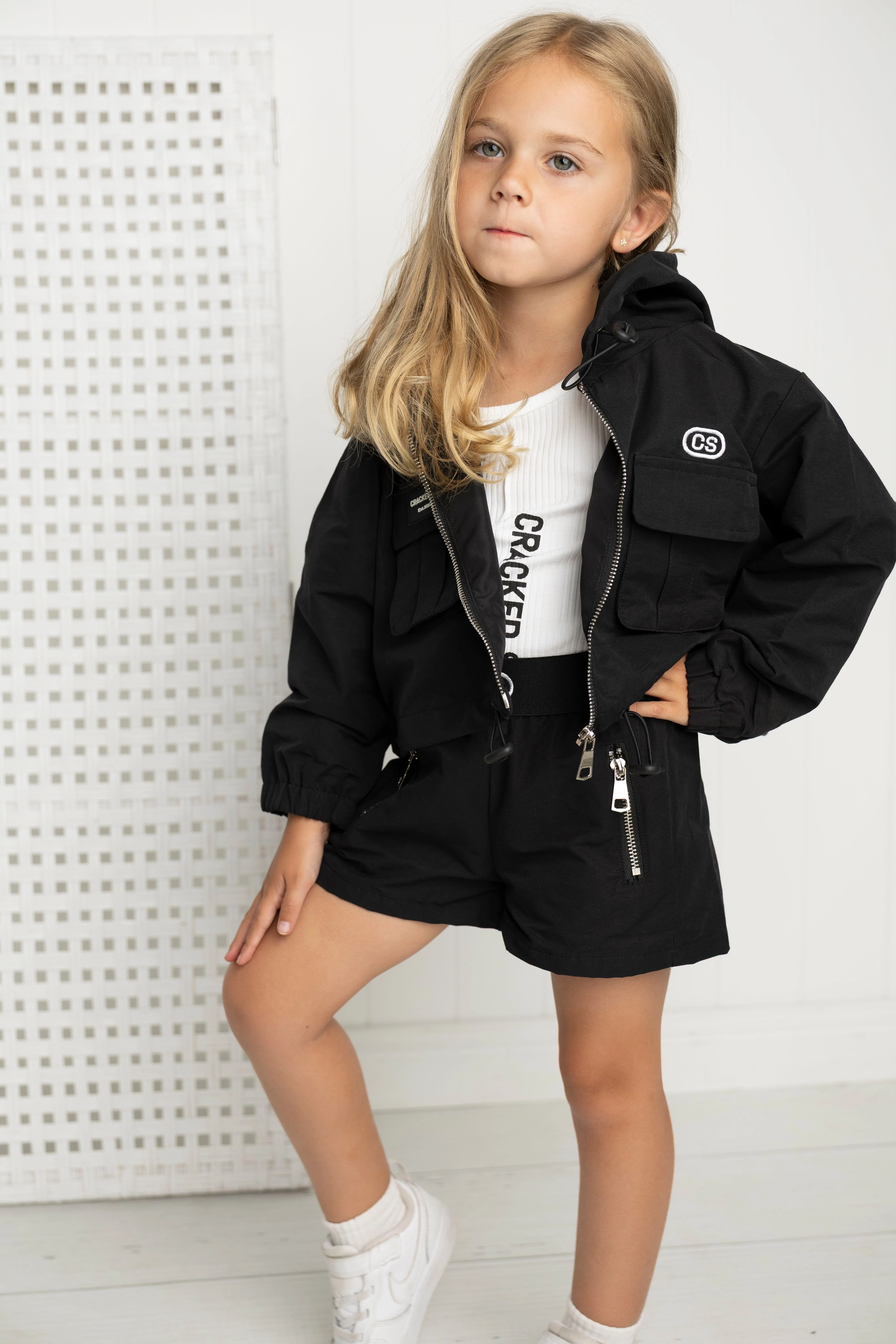 Ebony Detailed Zip Jacket - Black - Image 11
