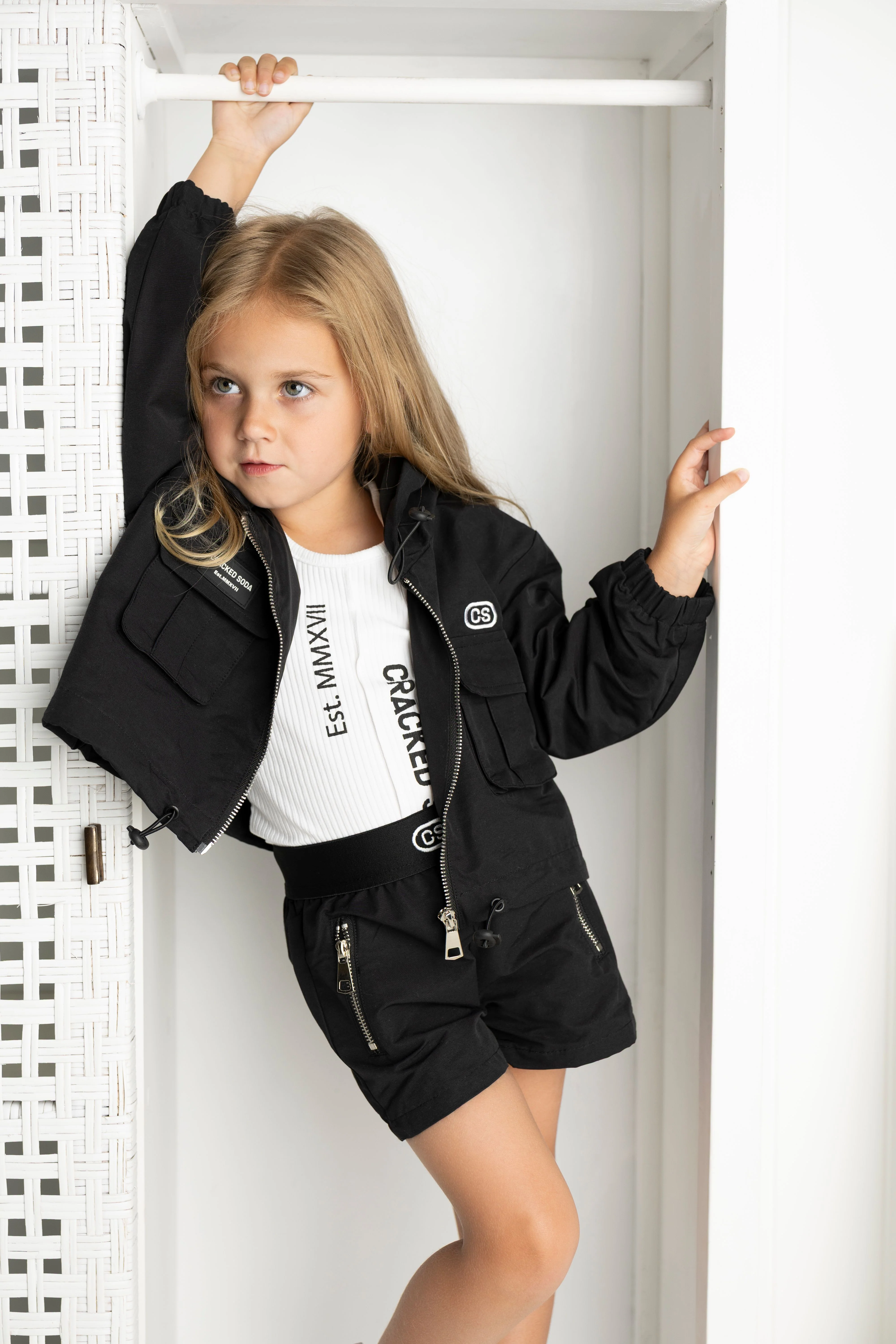 Ebony Detailed Zip Jacket - Black - Image 13