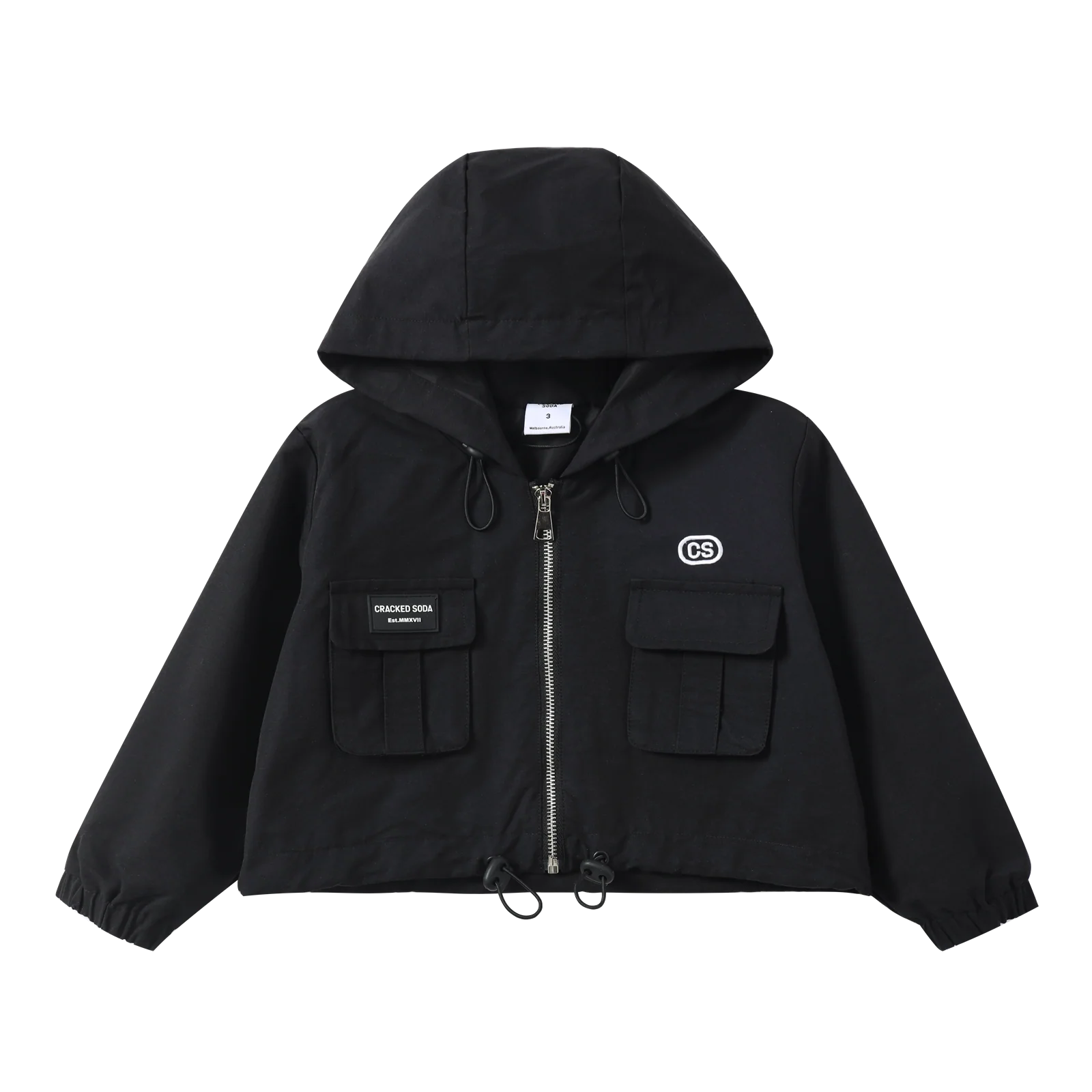 Ebony Detailed Zip Jacket - Black - Image 14