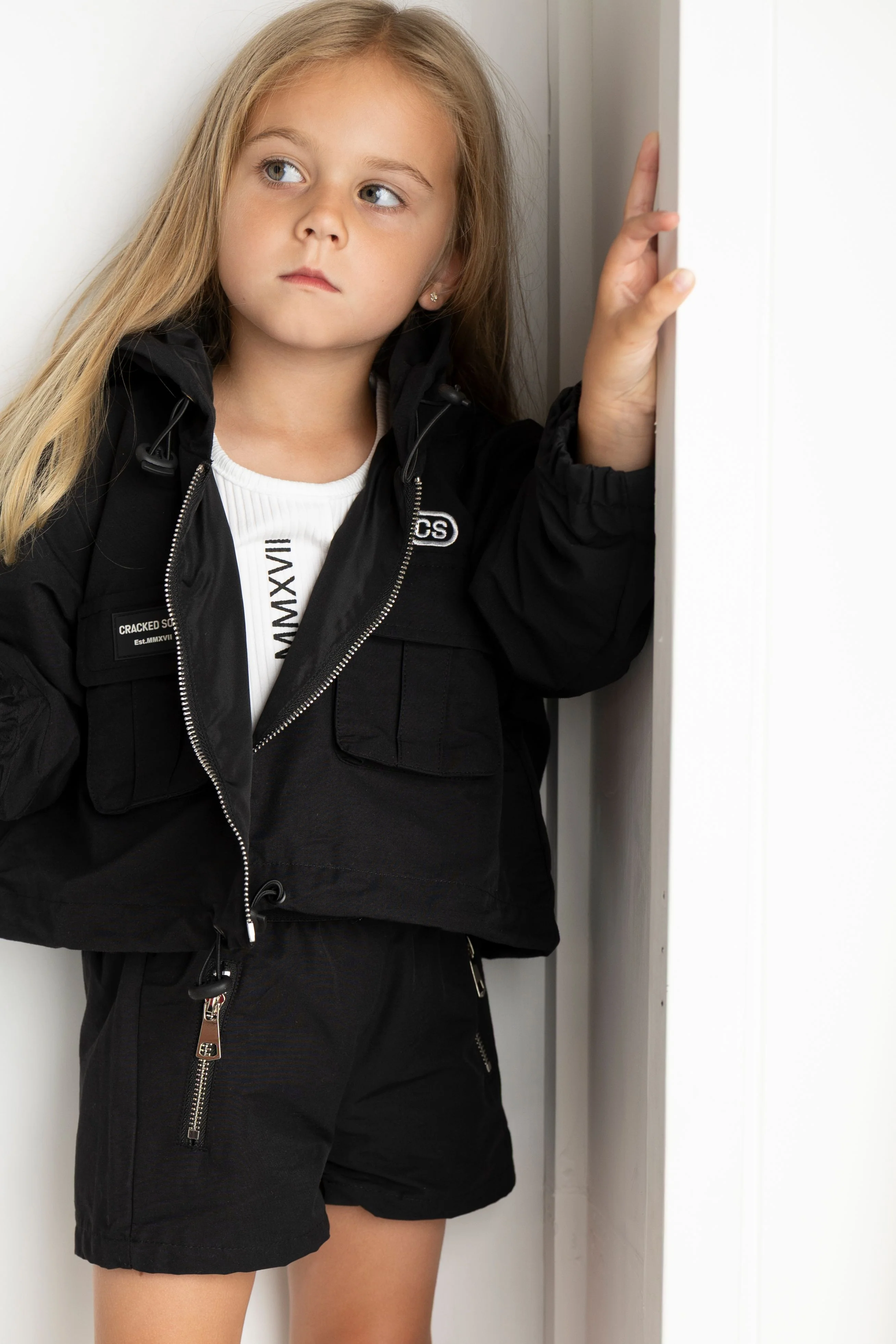 Ebony Detailed Zip Jacket - Black - Image 7