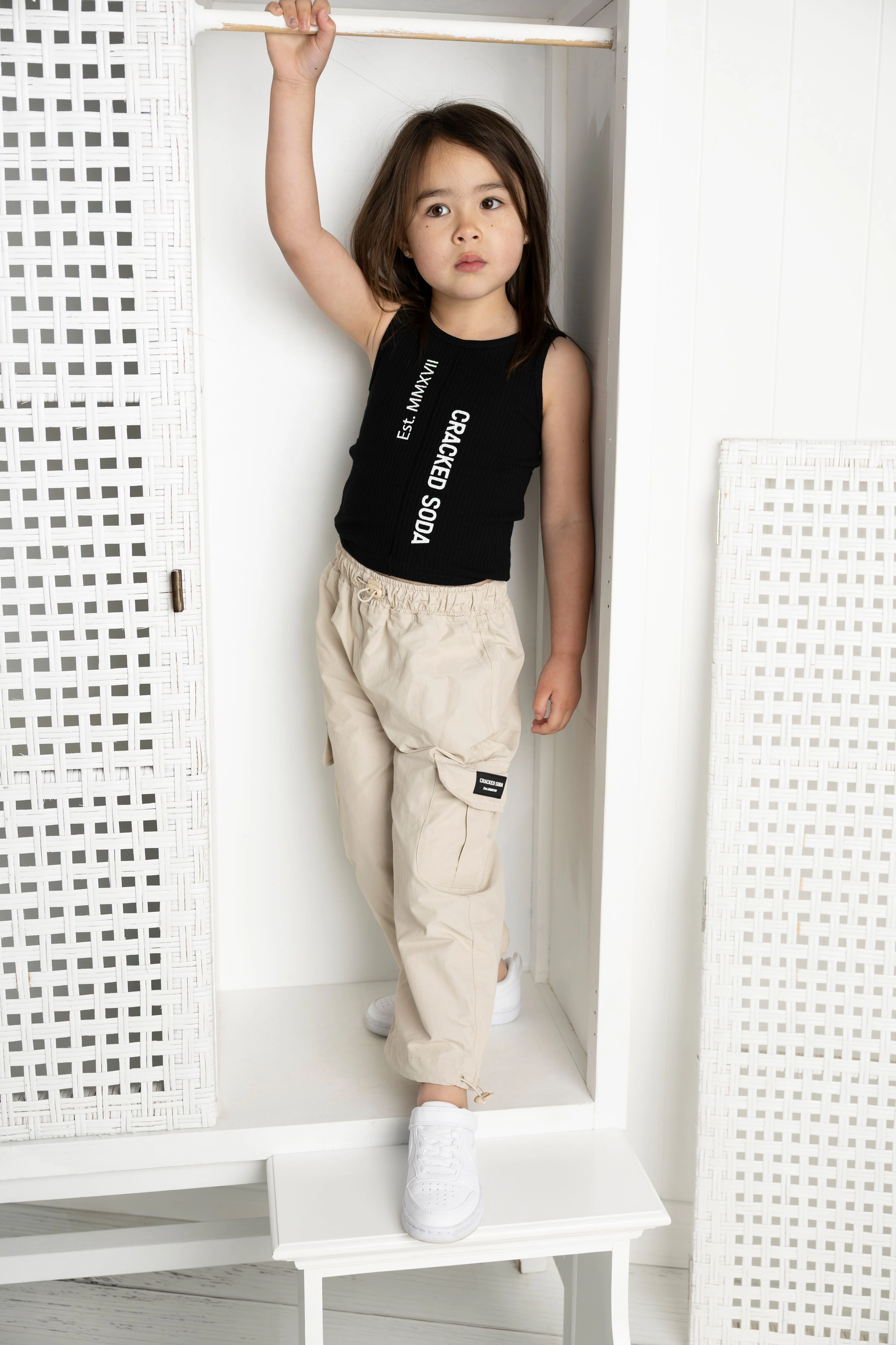 Ebony CS Detailed Cargo Pant - Sand - Image 10