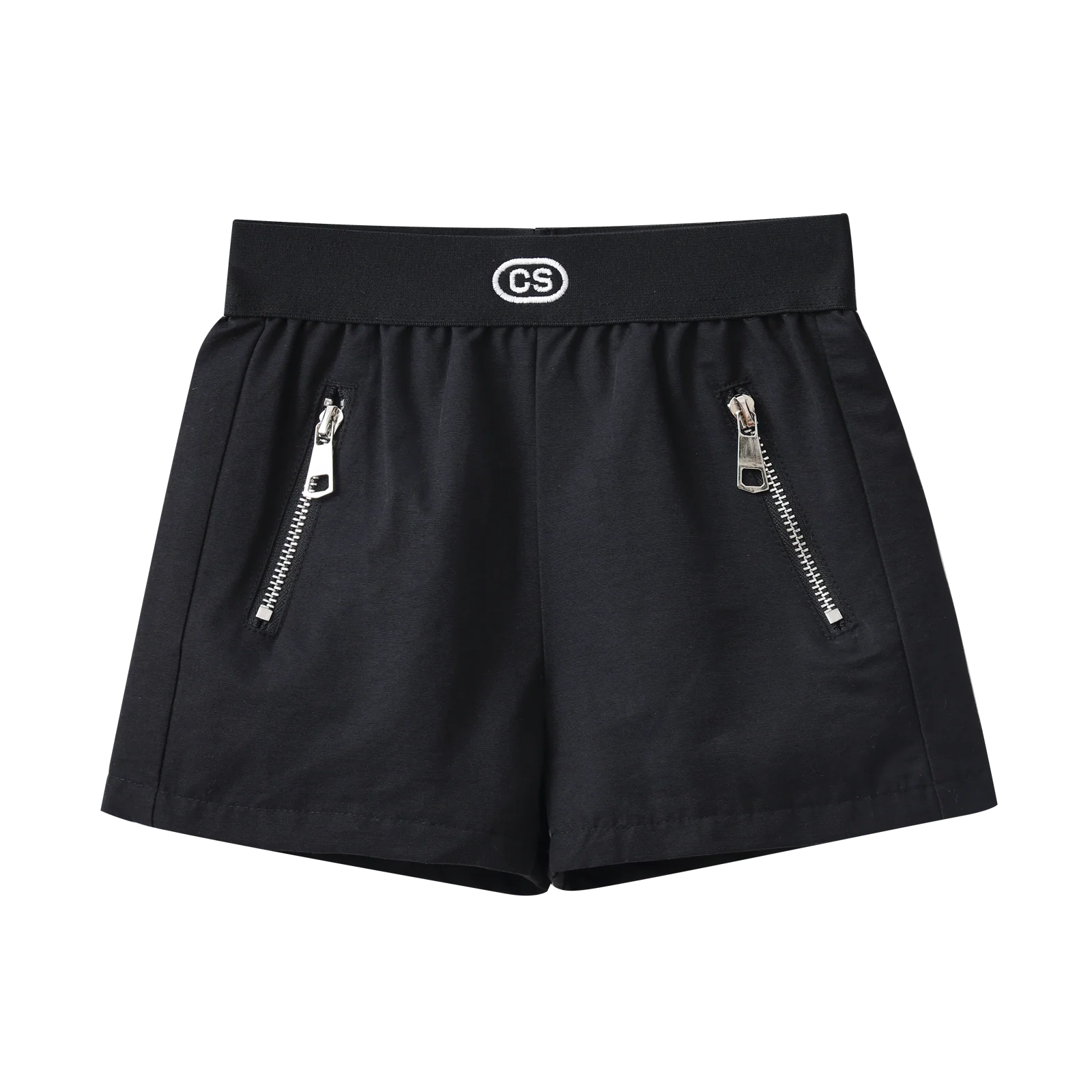 Ebony CS Detailed Zip Short - Black - Image 6
