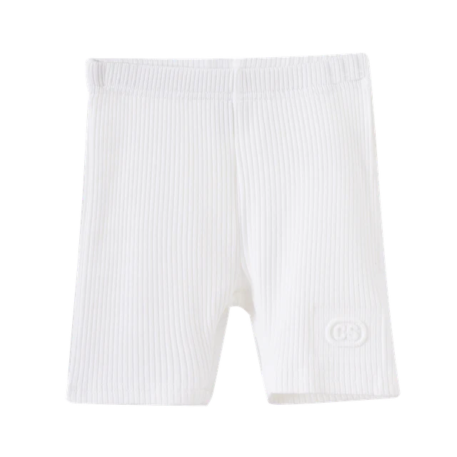Ellie Embossed Shorts - Cream - Image 4
