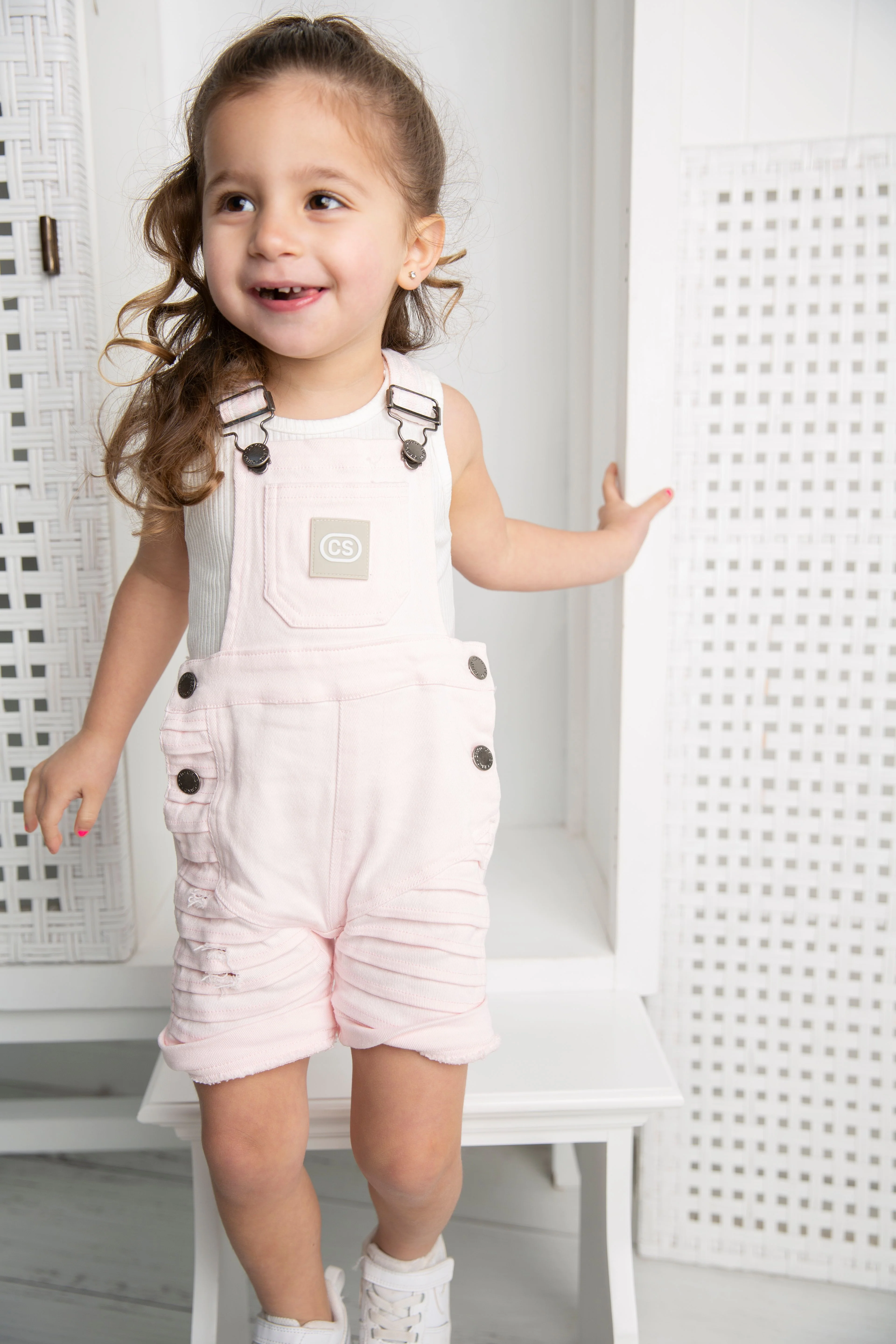 Emma Denim Overall - Pink - Image 3