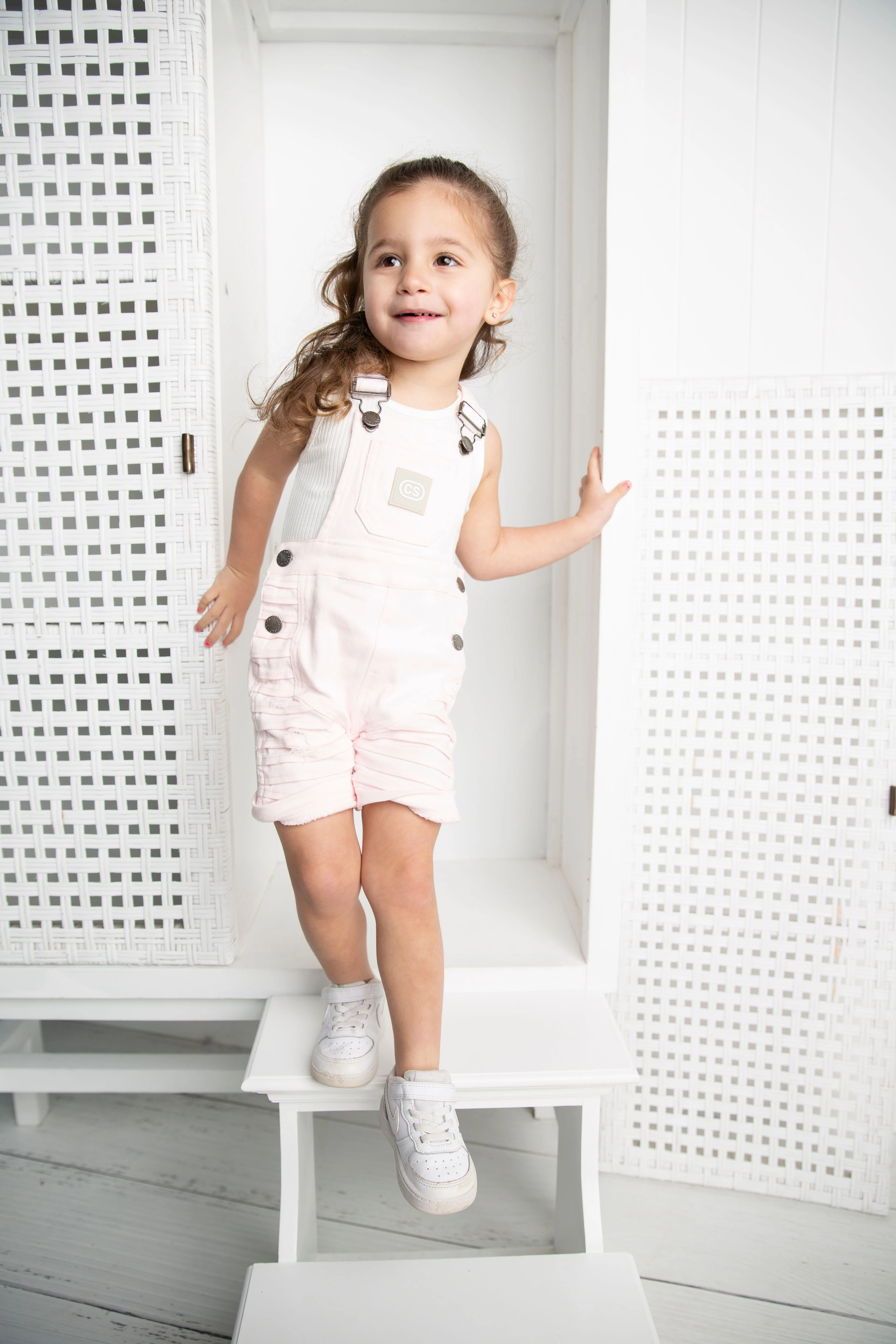 Emma Denim Overall - Pink - Image 4