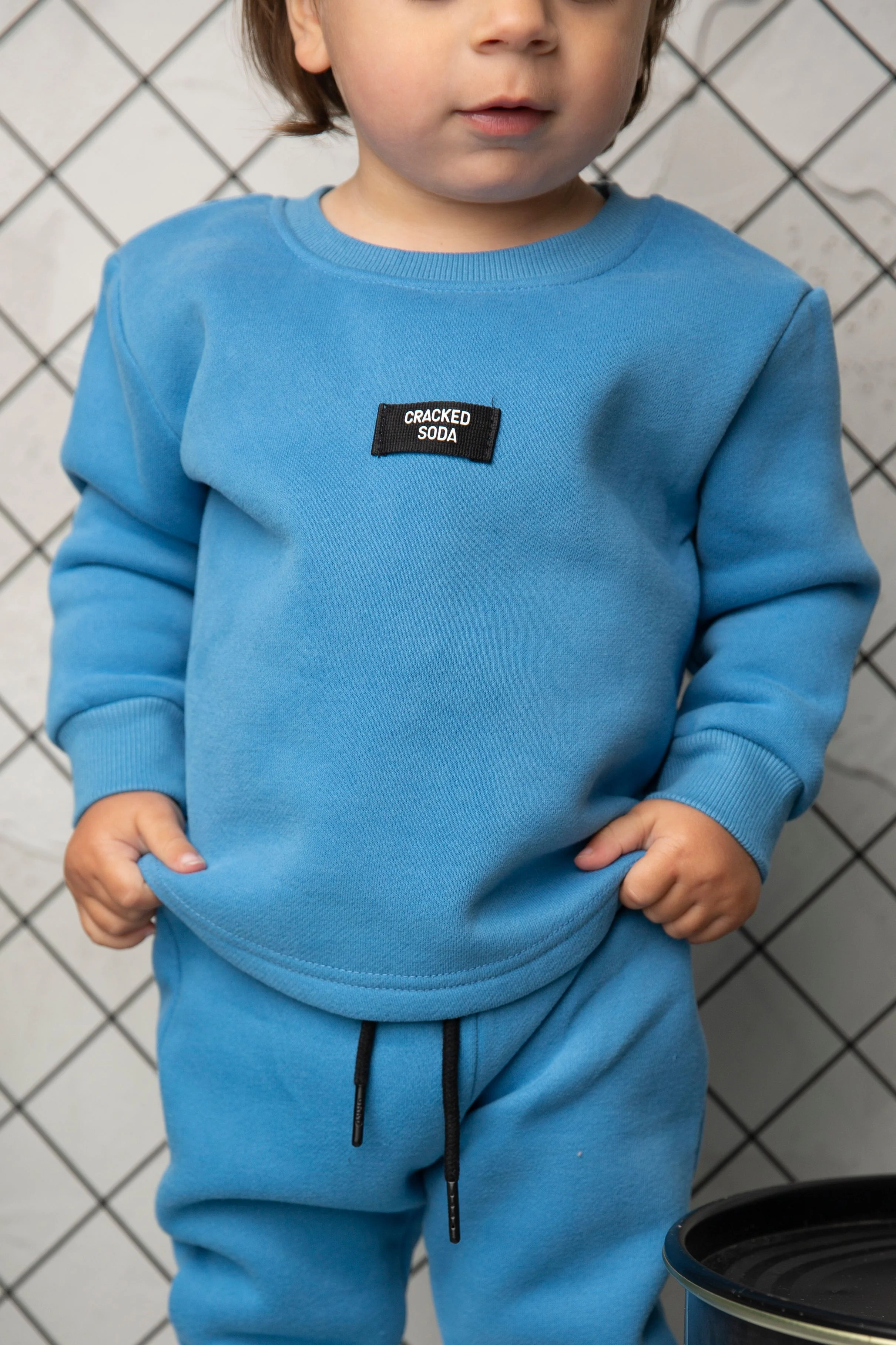 Ezra Crew & Pants Set - Blue - Image 2