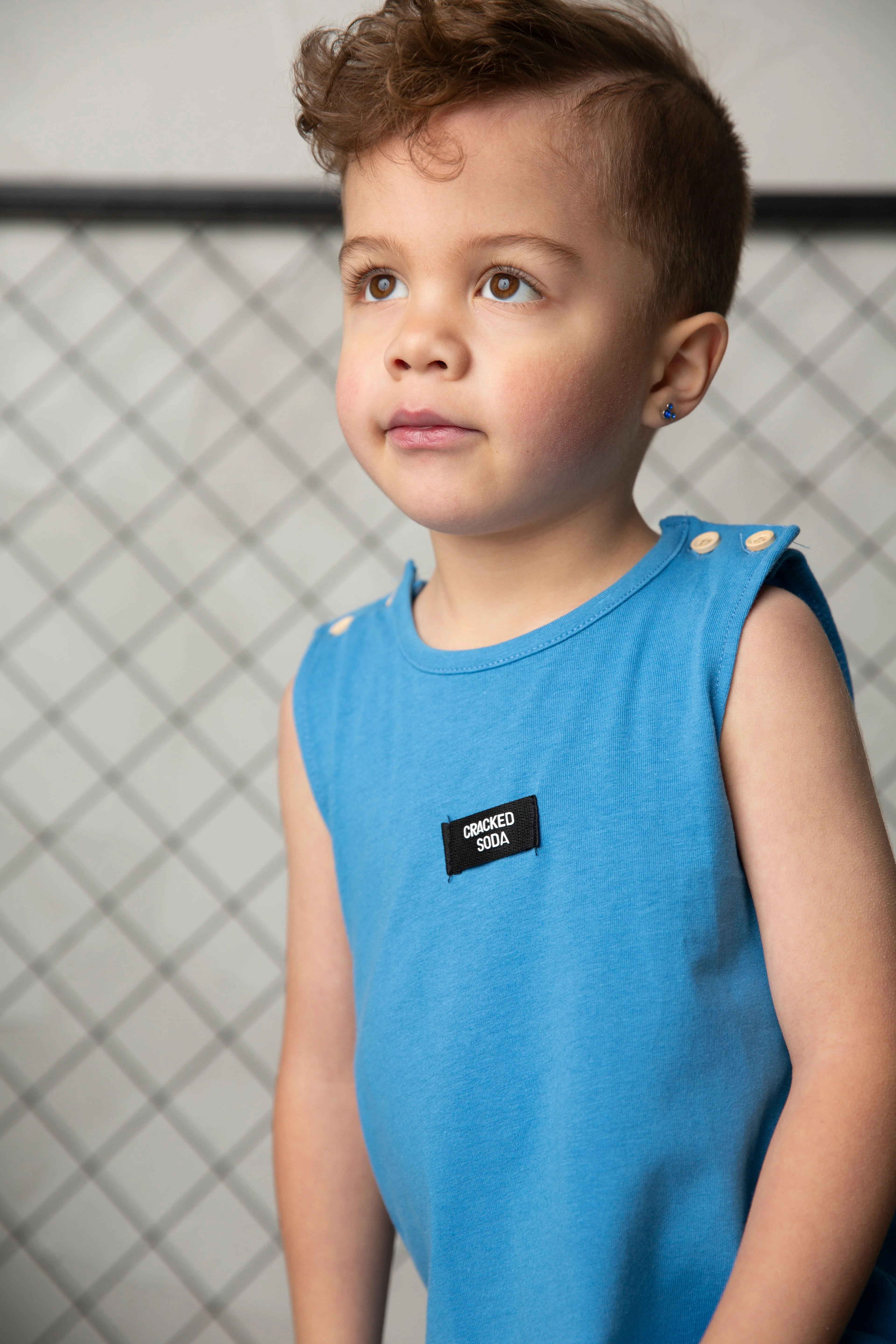 Ezra Romper - Blue - Image 2