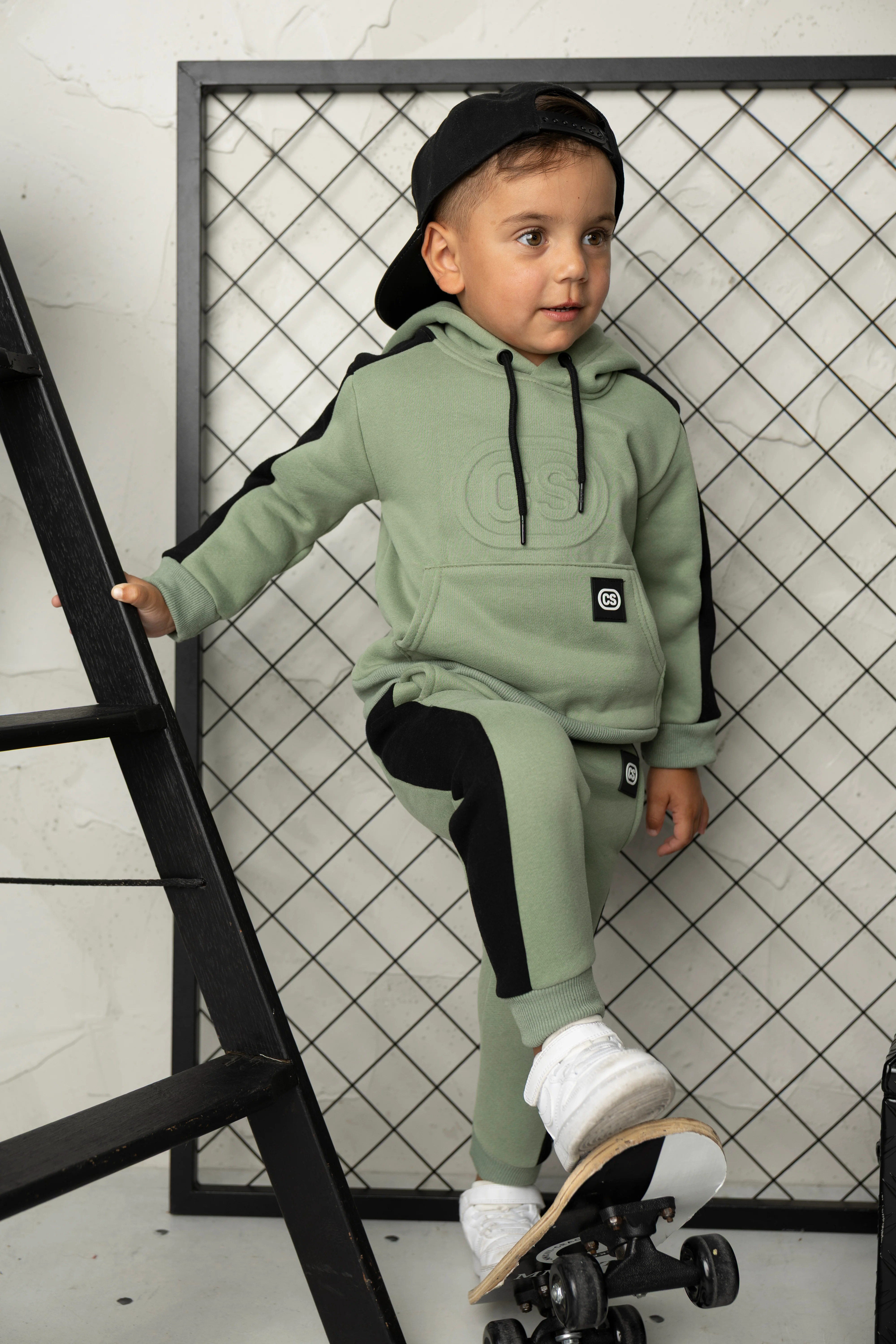 Flint CS Hoodie - Olive - Image 2