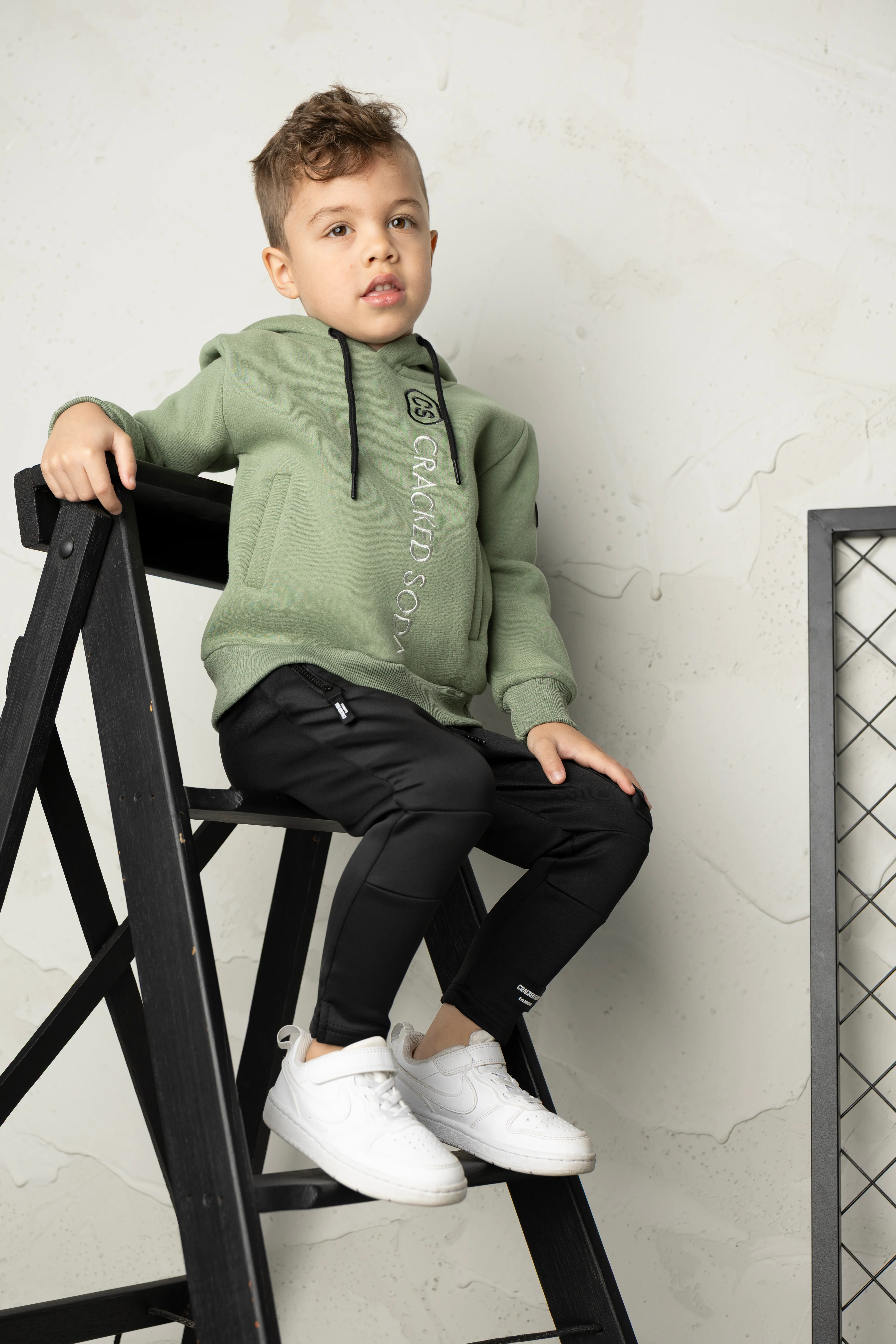 Flint Essential Hoodie - Olive - Image 2