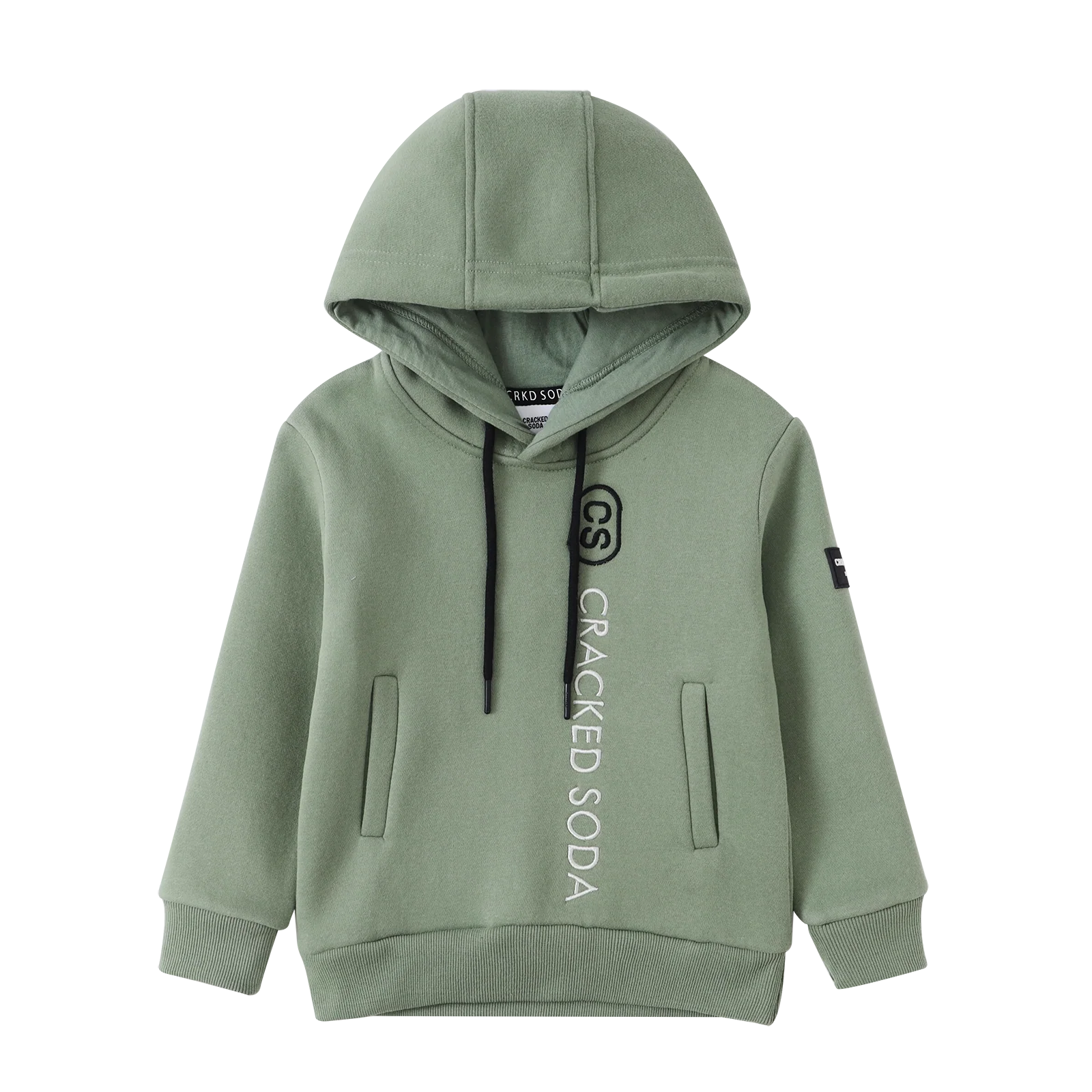 Flint Essential Hoodie - Olive - Image 3