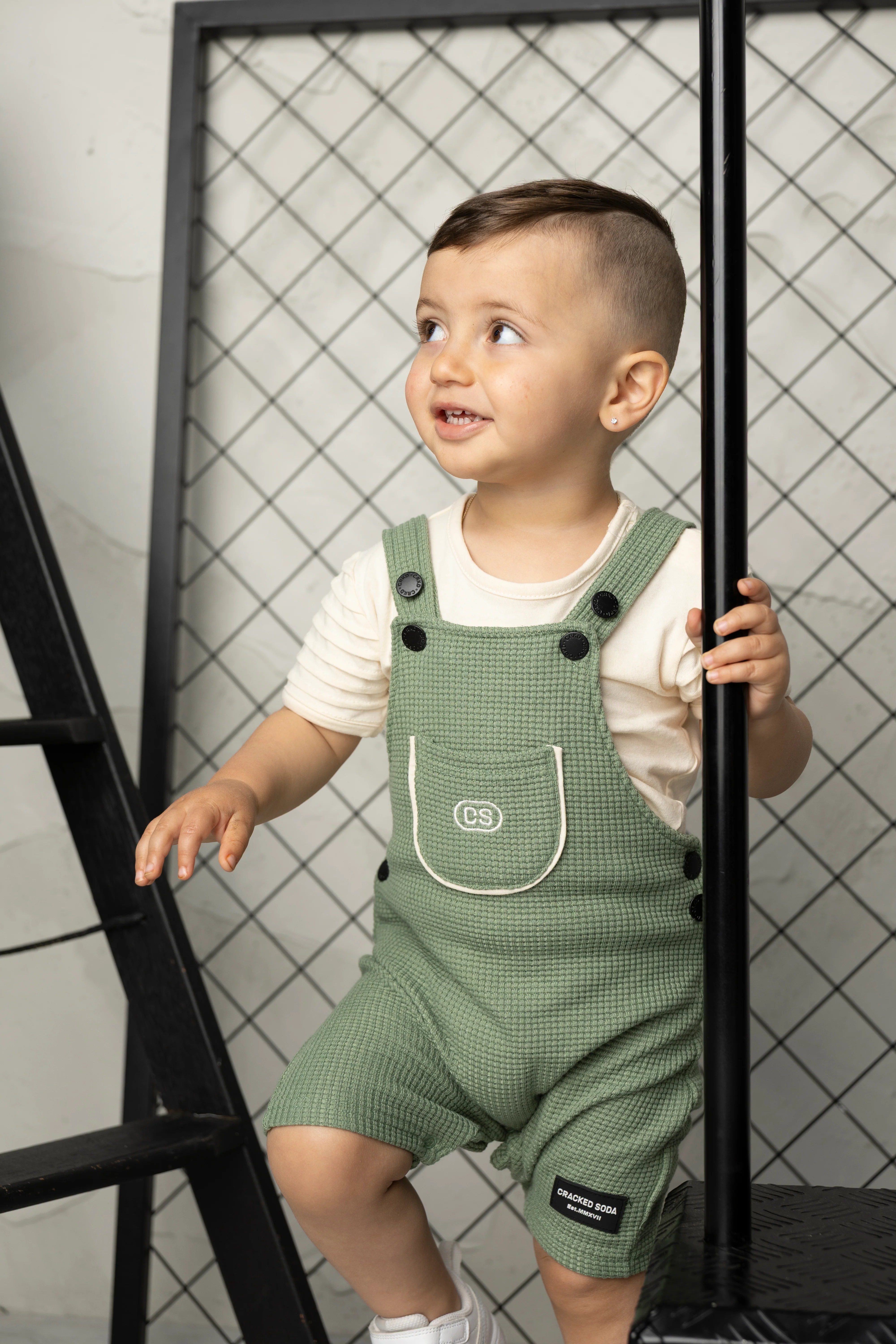 Flint CS Textured Overall Set - Olive - Image 3