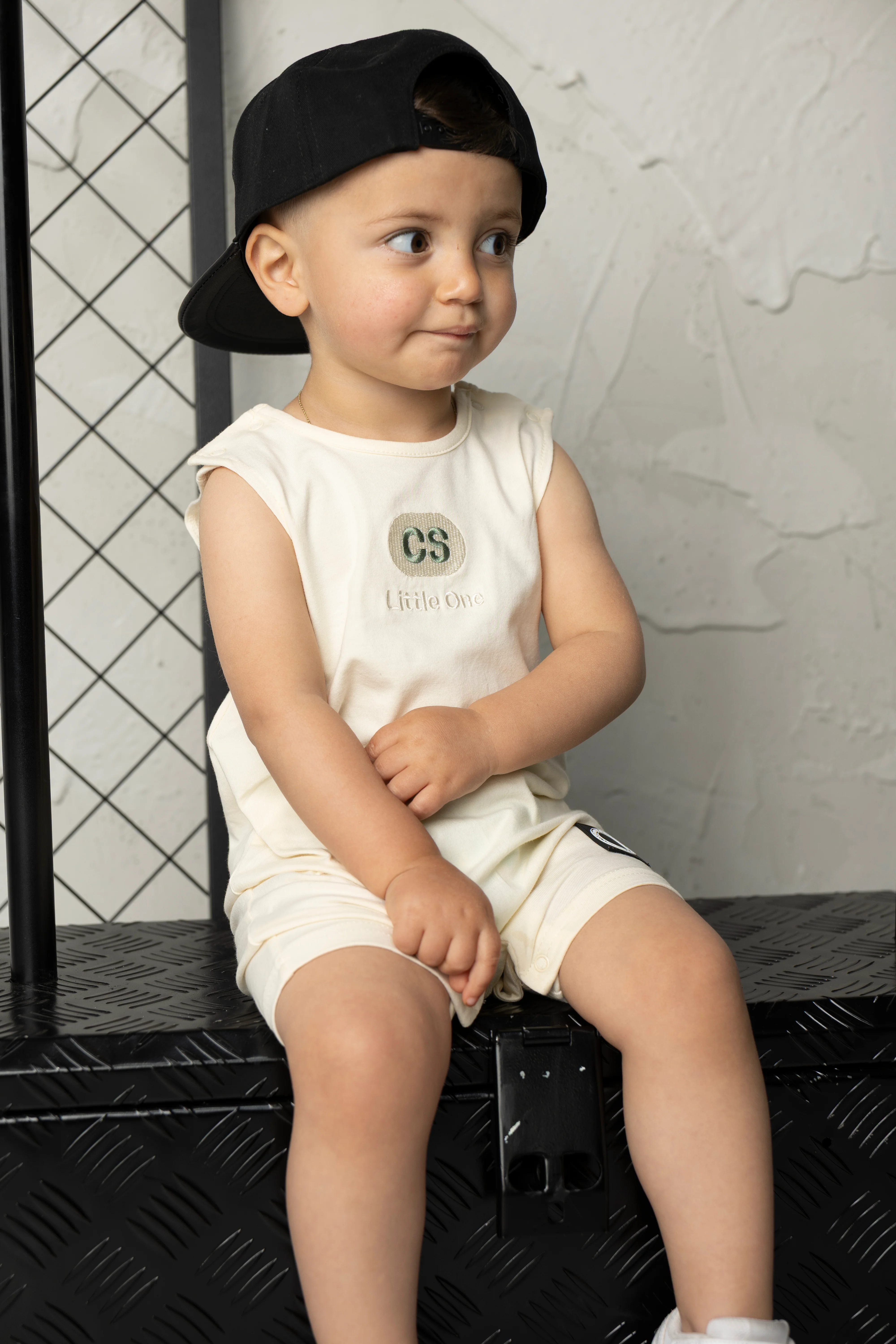 Flint Romper - Butter Cream