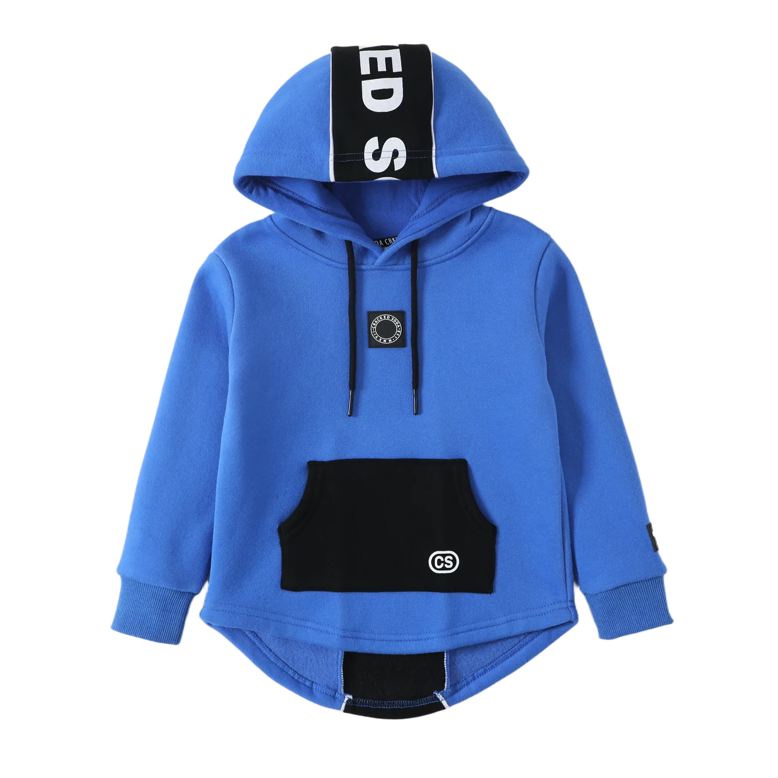 Harlan Detailed Back Hoodie - Electric Blue Mens - Image 7