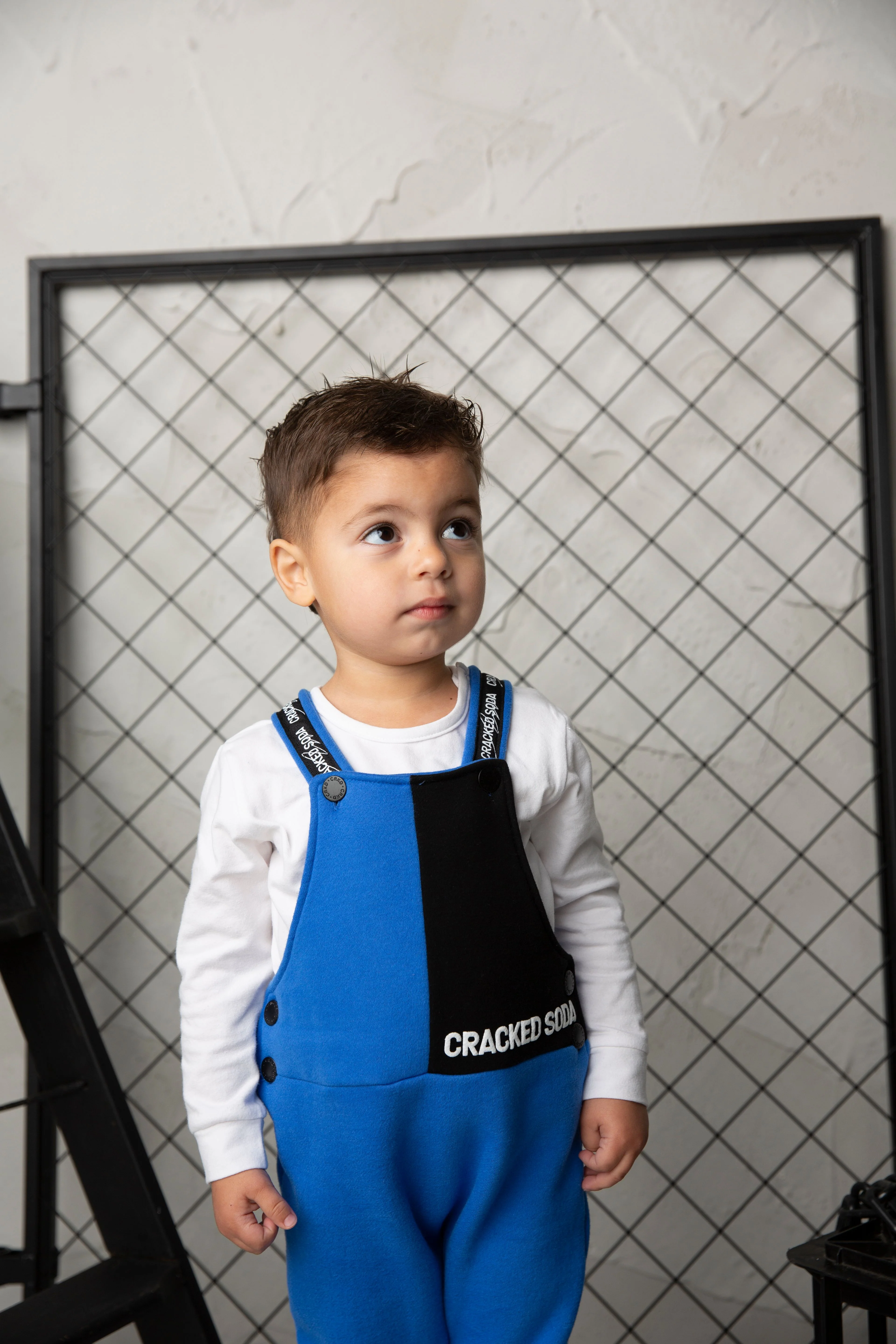 Harlan Detailed Overalls - Electric Blue - Image 4