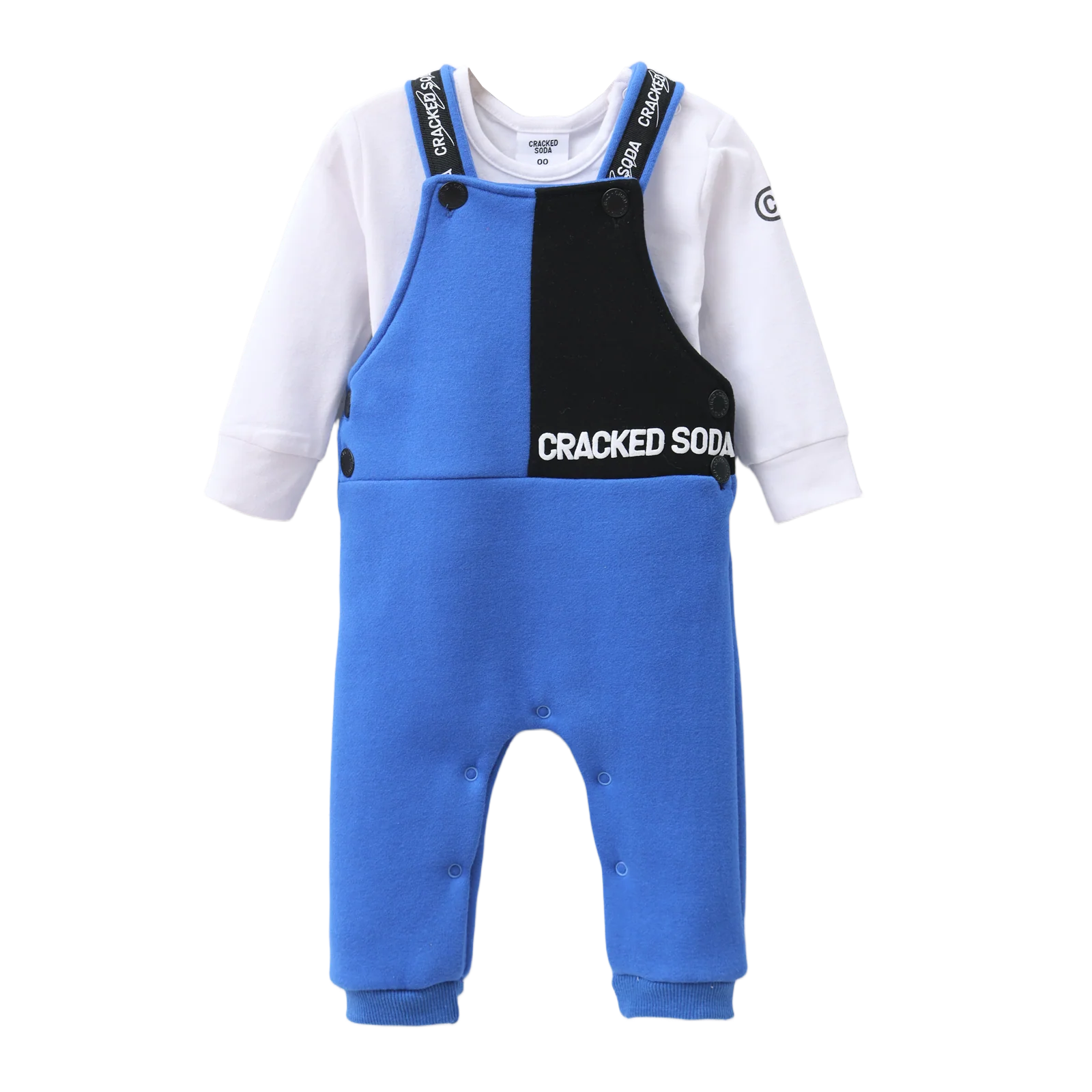 Harlan Detailed Overalls - Electric Blue - Image 5