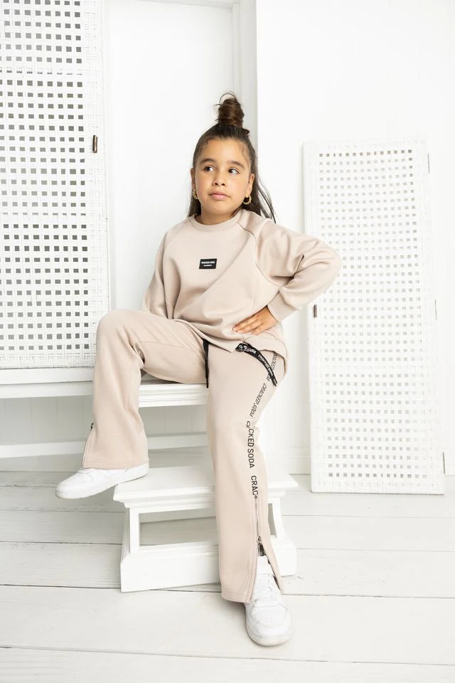 Harper Beige Crew & Pant Set - Image 3