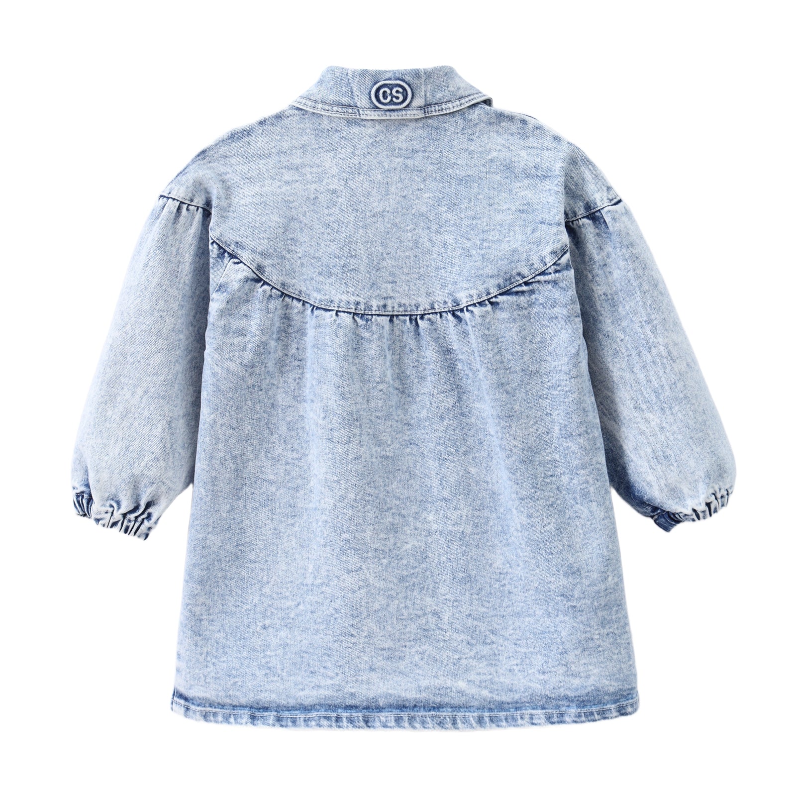 Harper Denim Dress - Denim Blue - Image 10