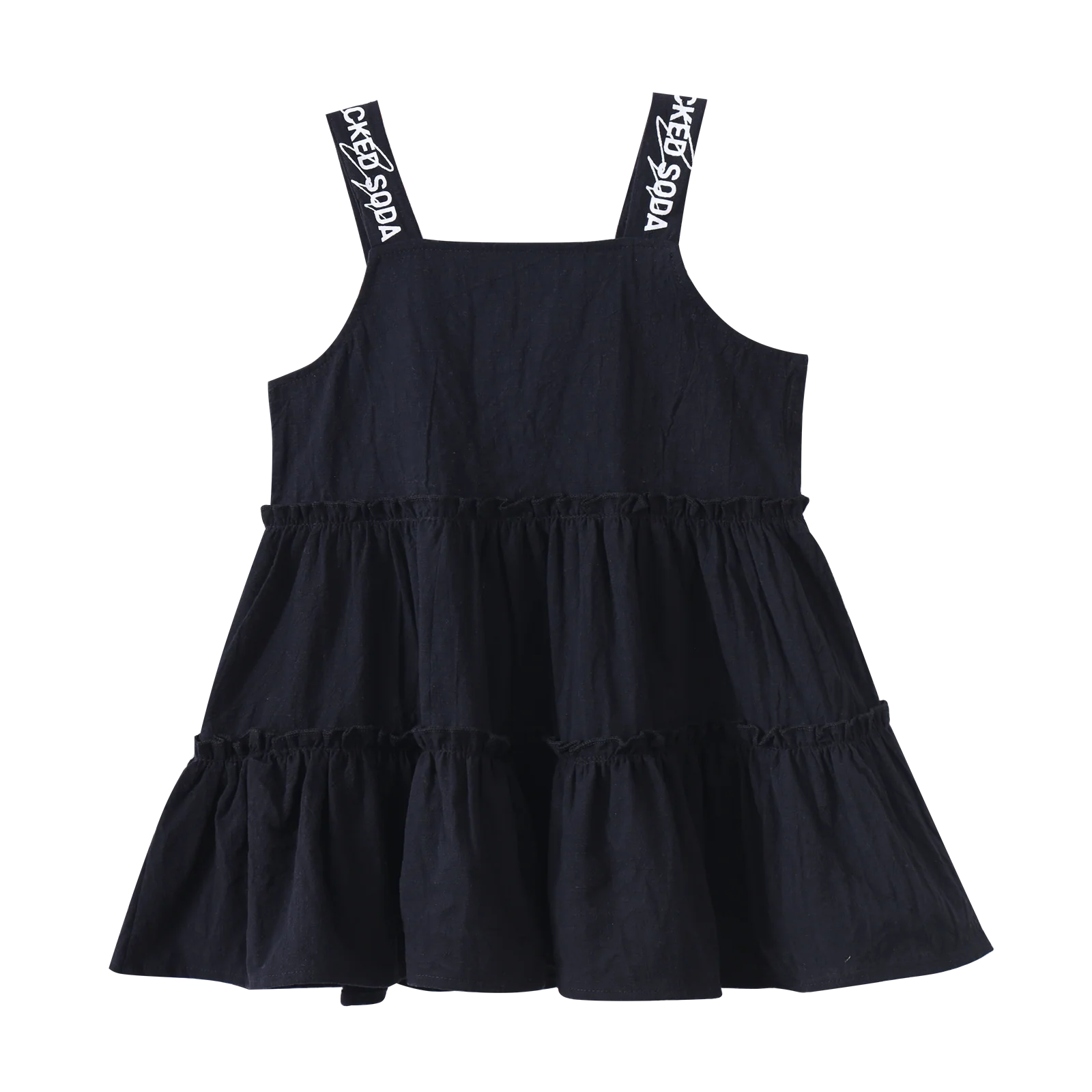 Harper Detail Strap Dress - Black - Image 8