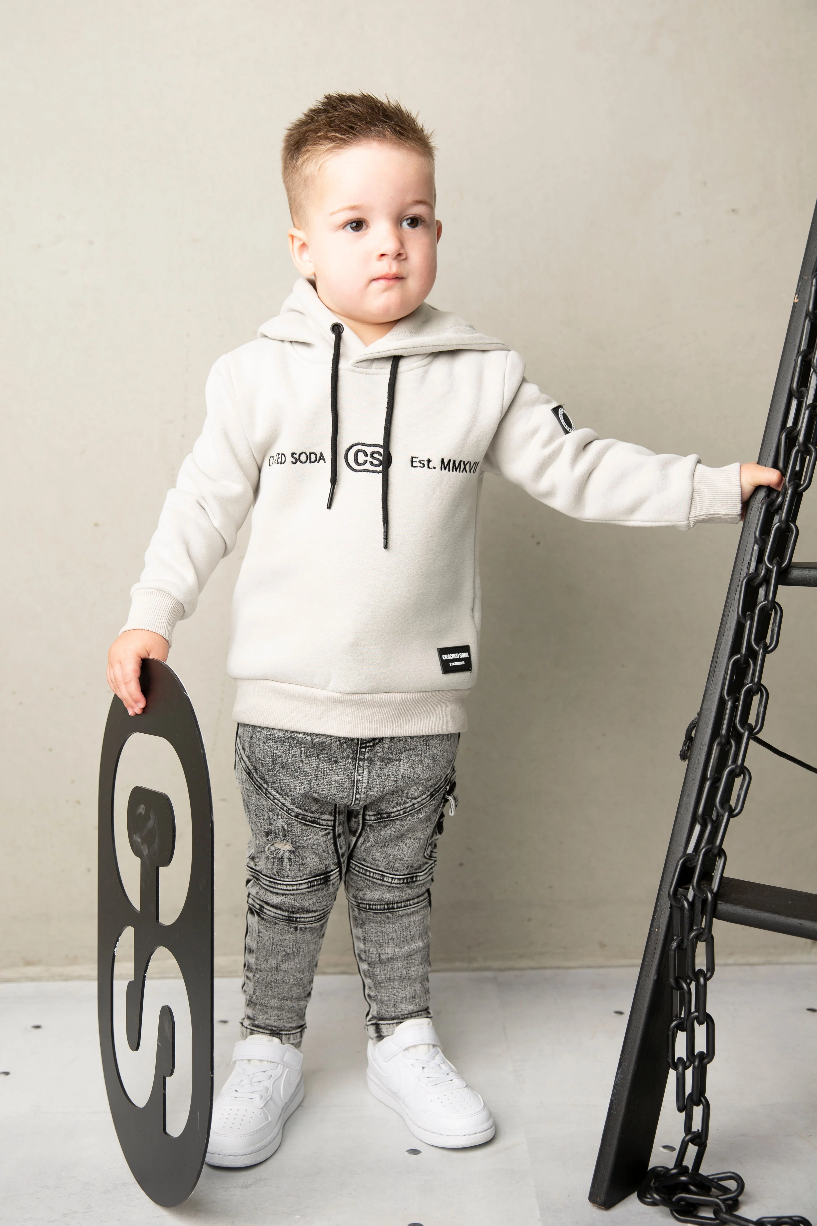 Havan Back Zip Hoodie - Oat - Image 5