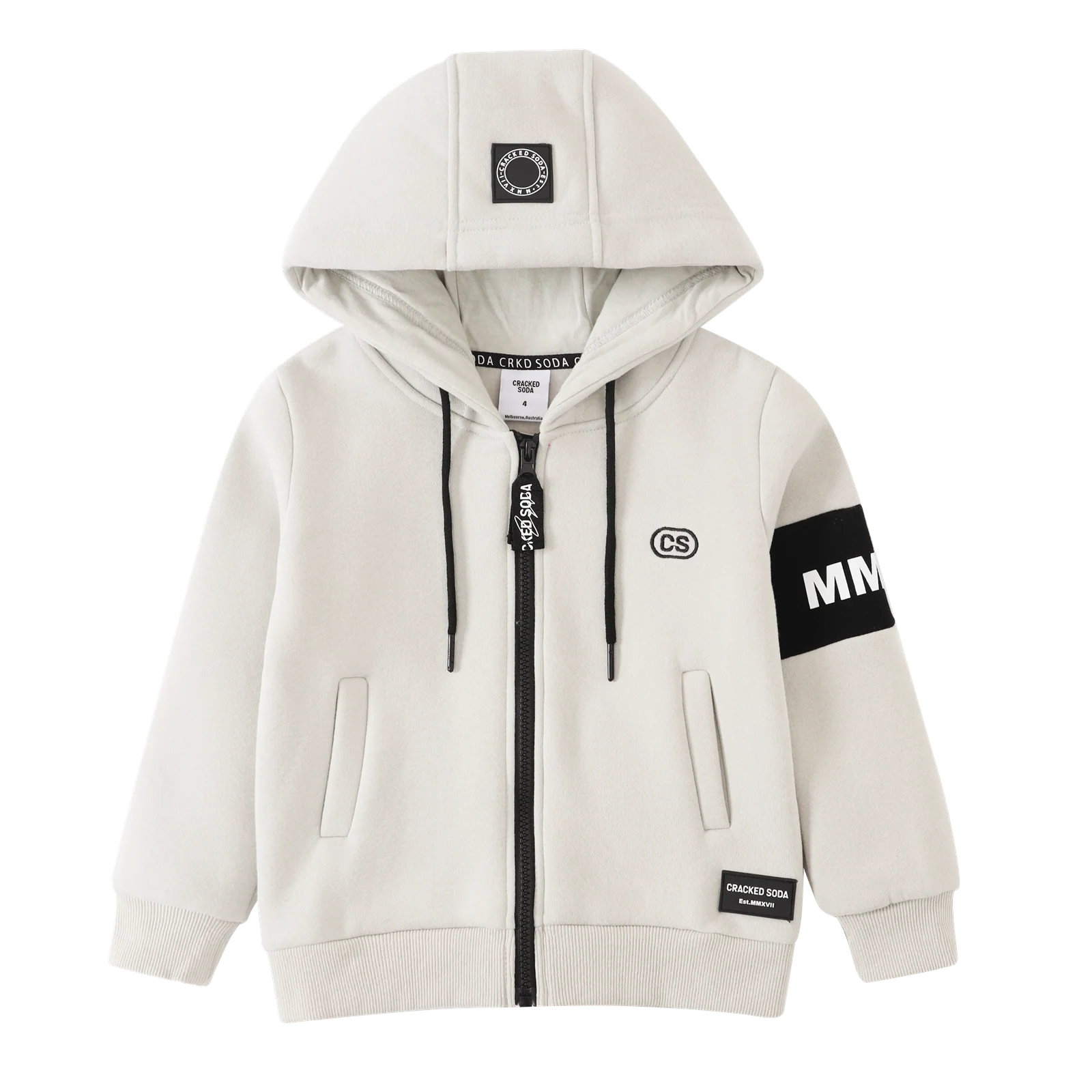 Havan Zip Hoodie - Oat - Image 6