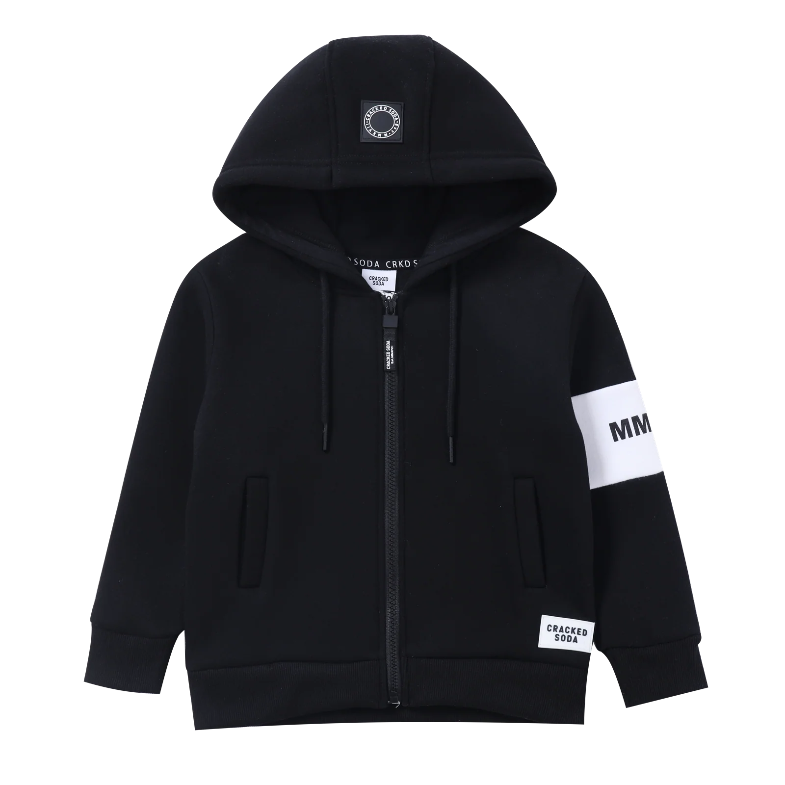 Henry Hooded Fleece Jacket - Black - Image 4