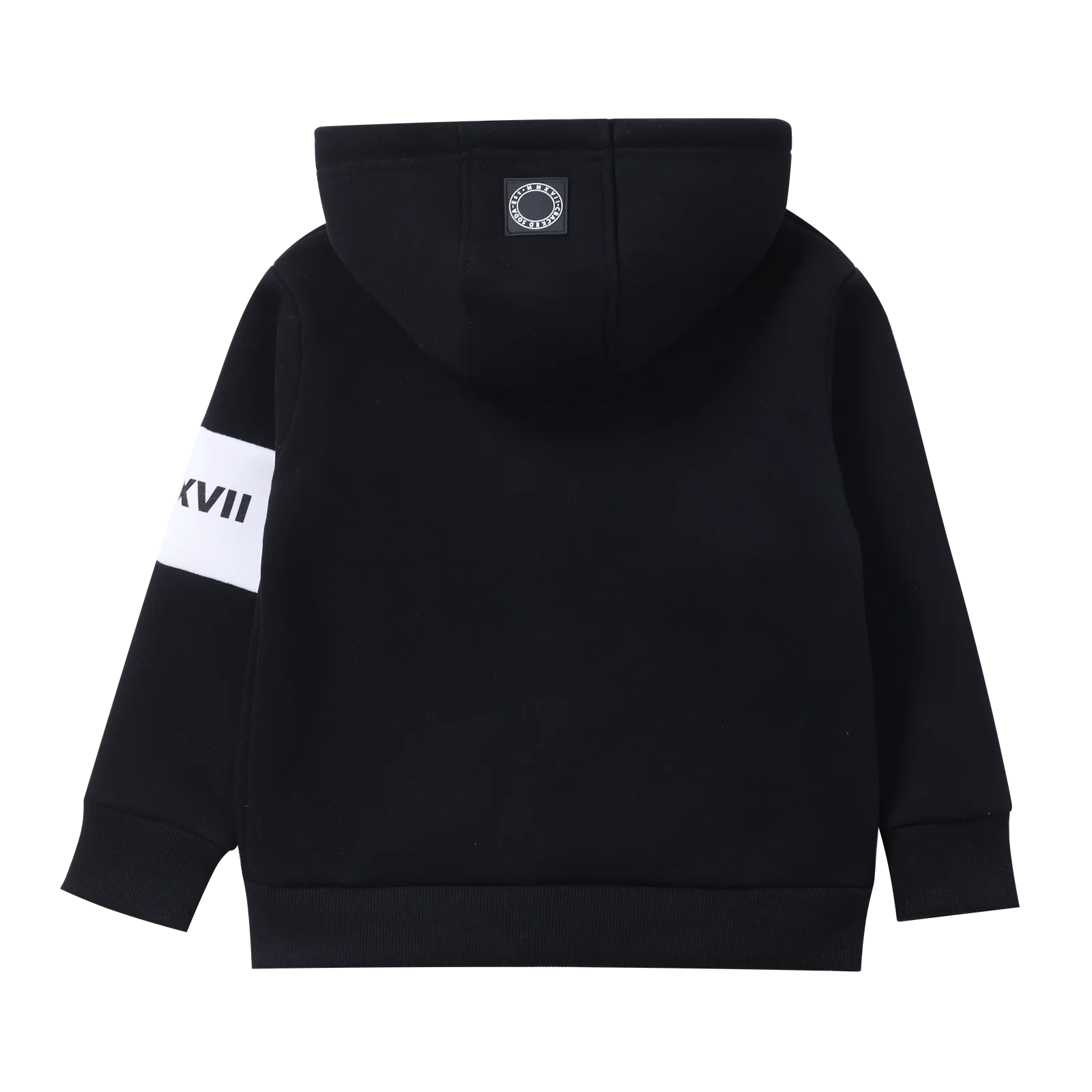 Henry Hooded Fleece Jacket - Black - Image 5