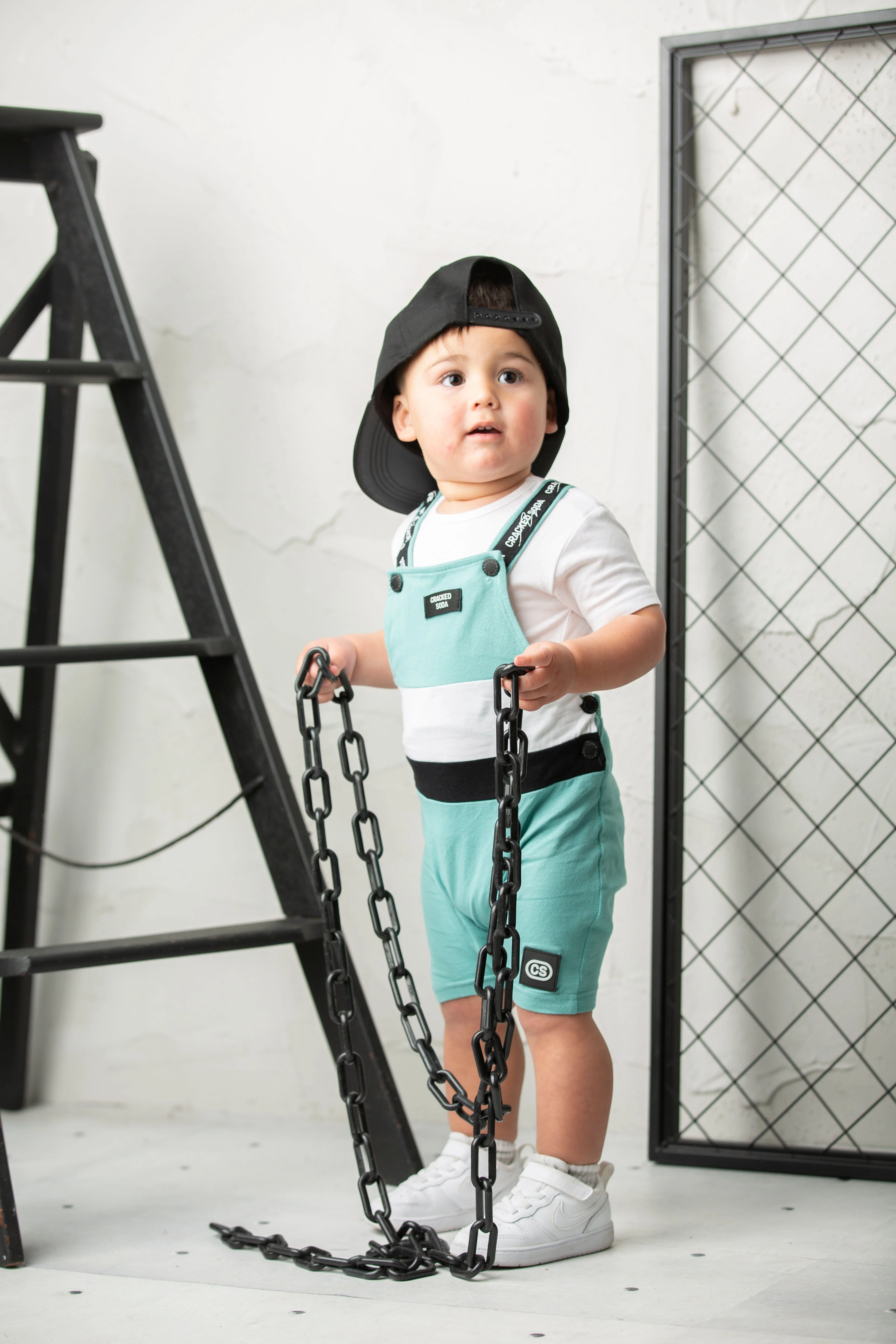 Huck Detailed Overall Set - Wasabi - Image 2