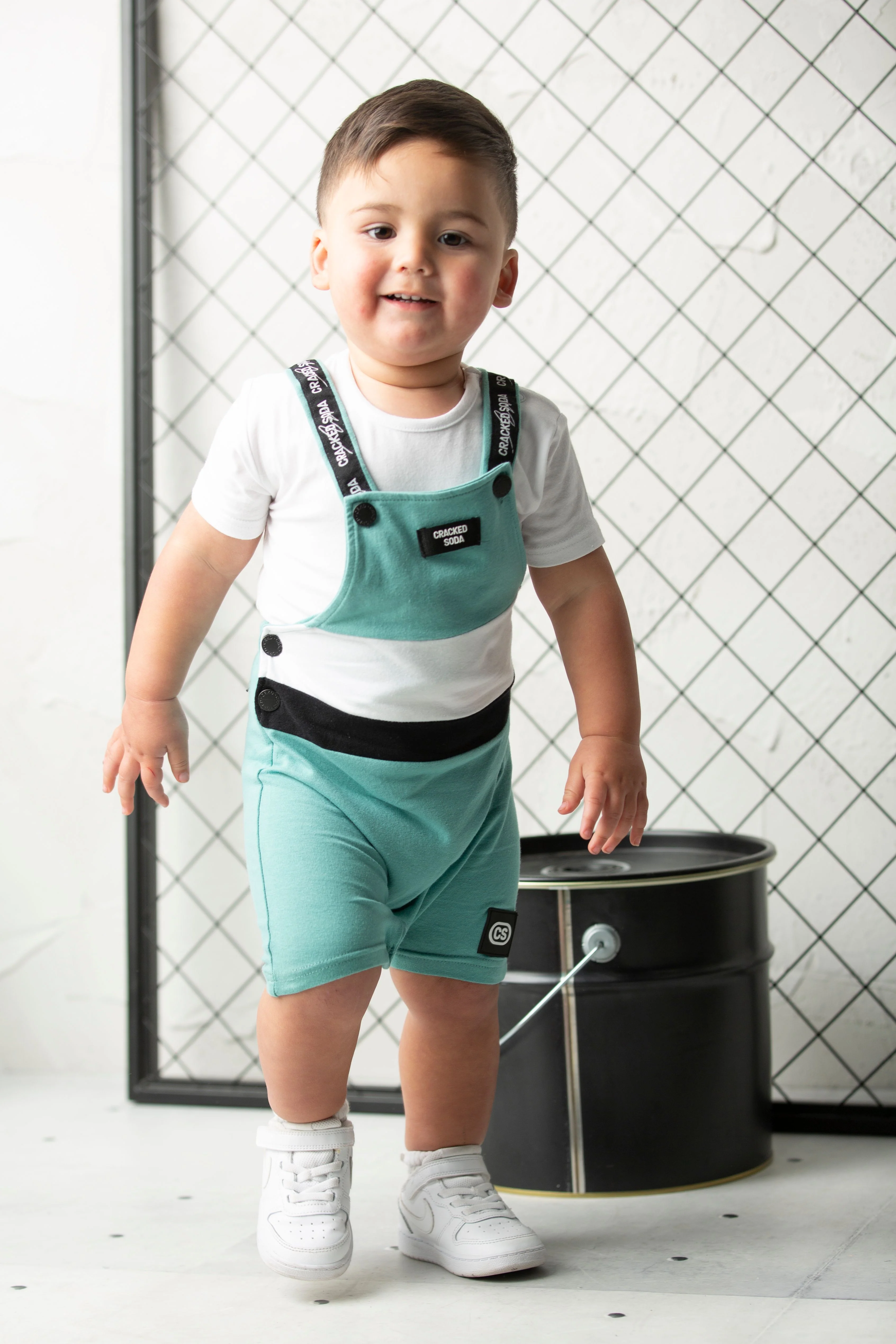 Huck Detailed Overall Set - Wasabi - Image 4