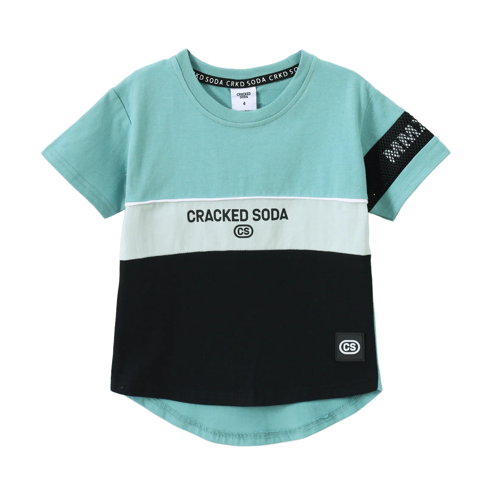 Huck Detailed Sleeve Tee - Wasabi - Image 4