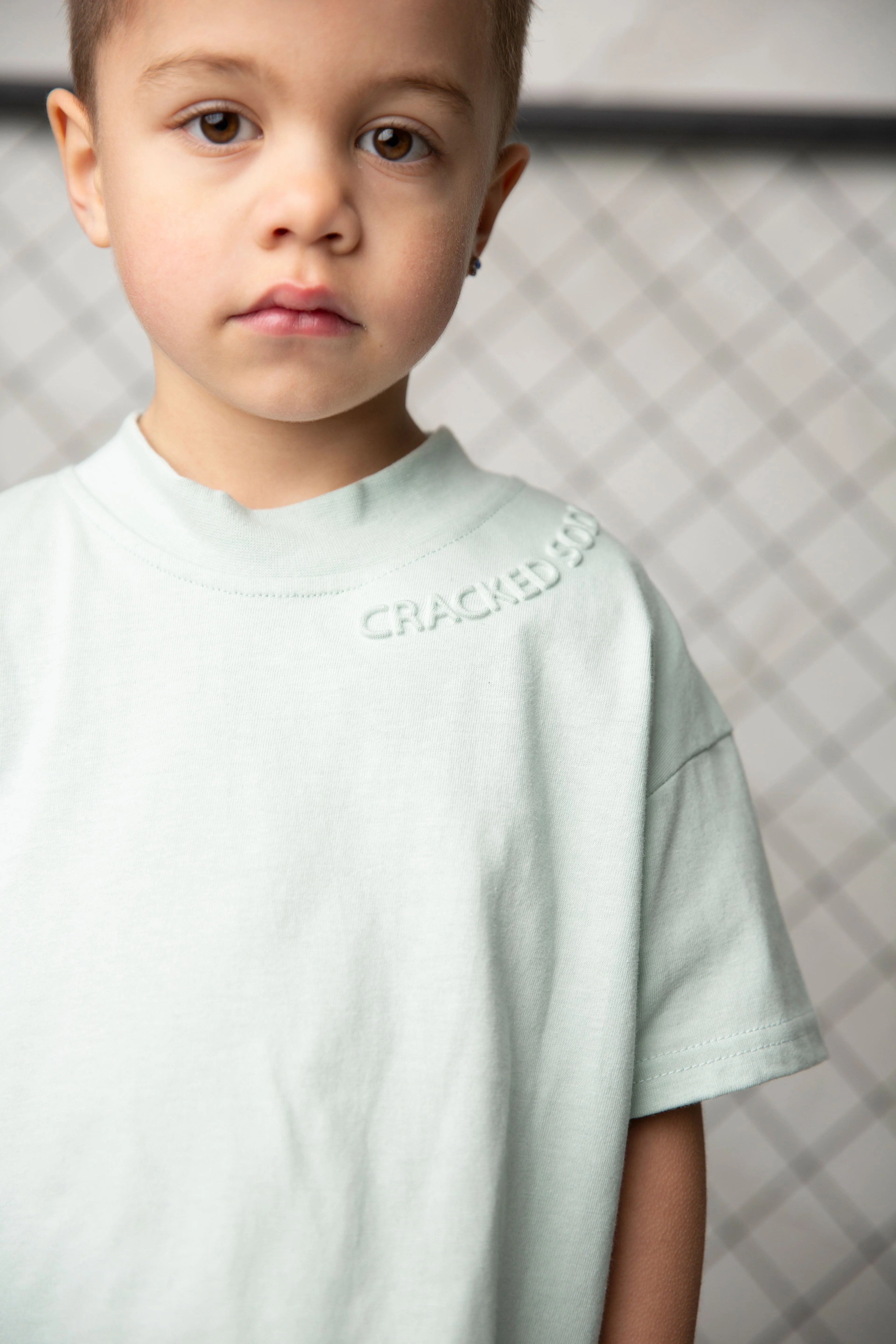 Huck Detailed Tee - Pale Aqua - Image 5