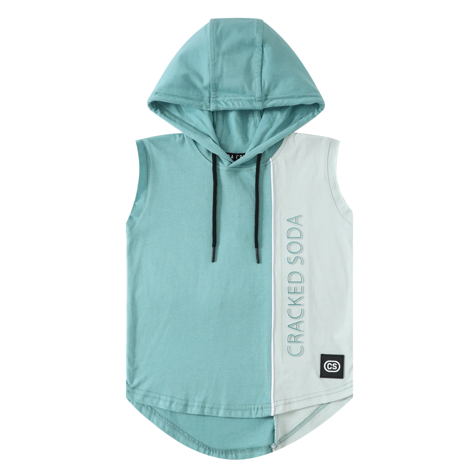 Huck Hooded Tank - Wasabi/Pale Aqua - Image 5