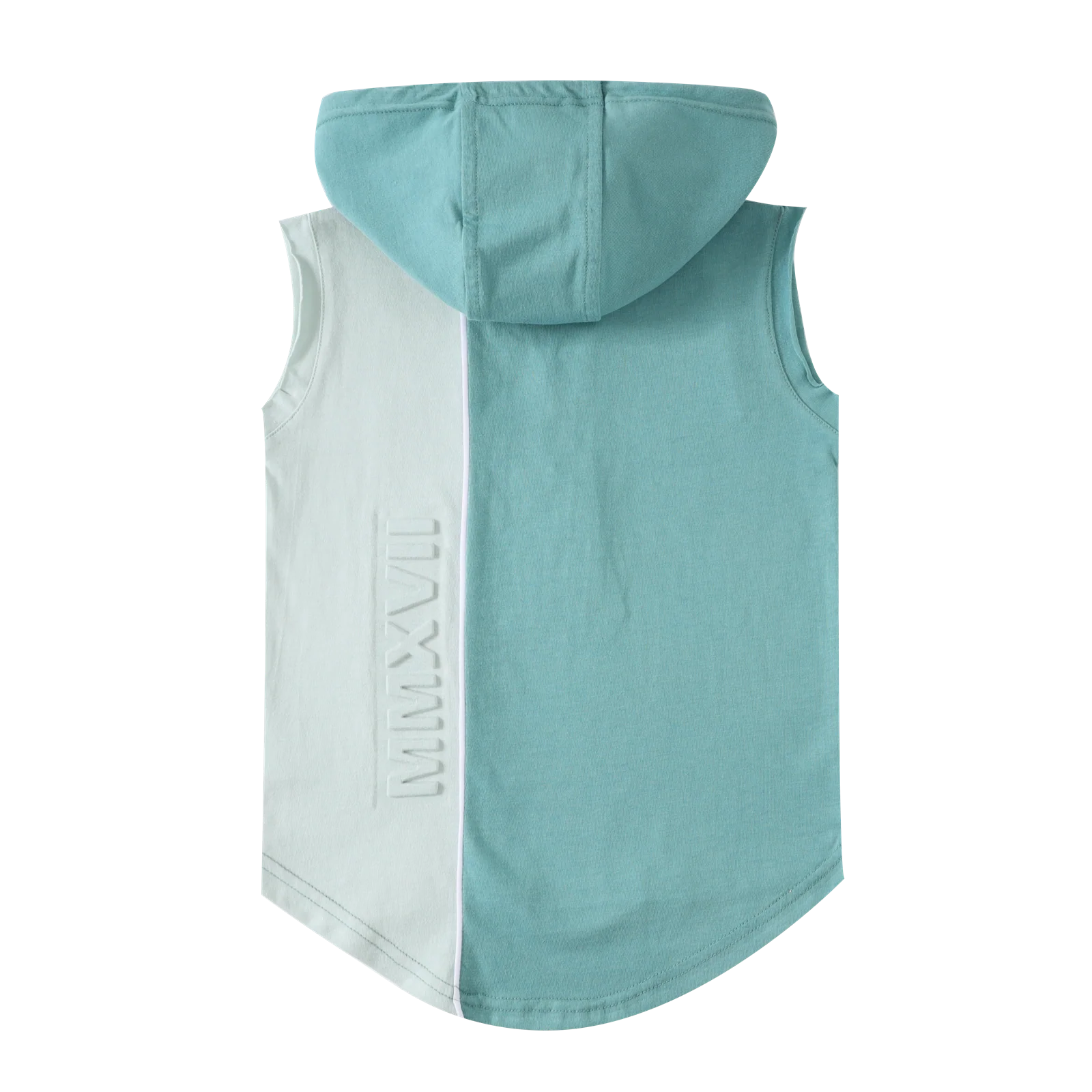 Huck Hooded Tank - Wasabi/Pale Aqua - Image 6