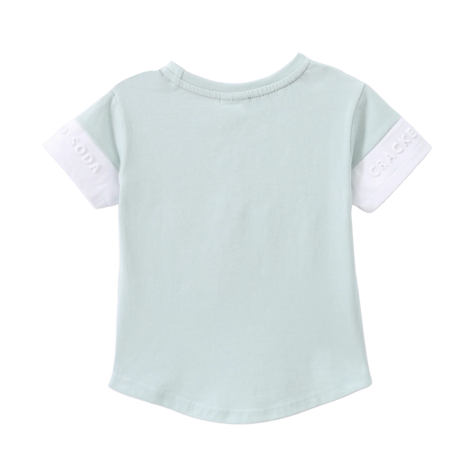 Huck Scoop Tee - Pale Aqua - Image 6