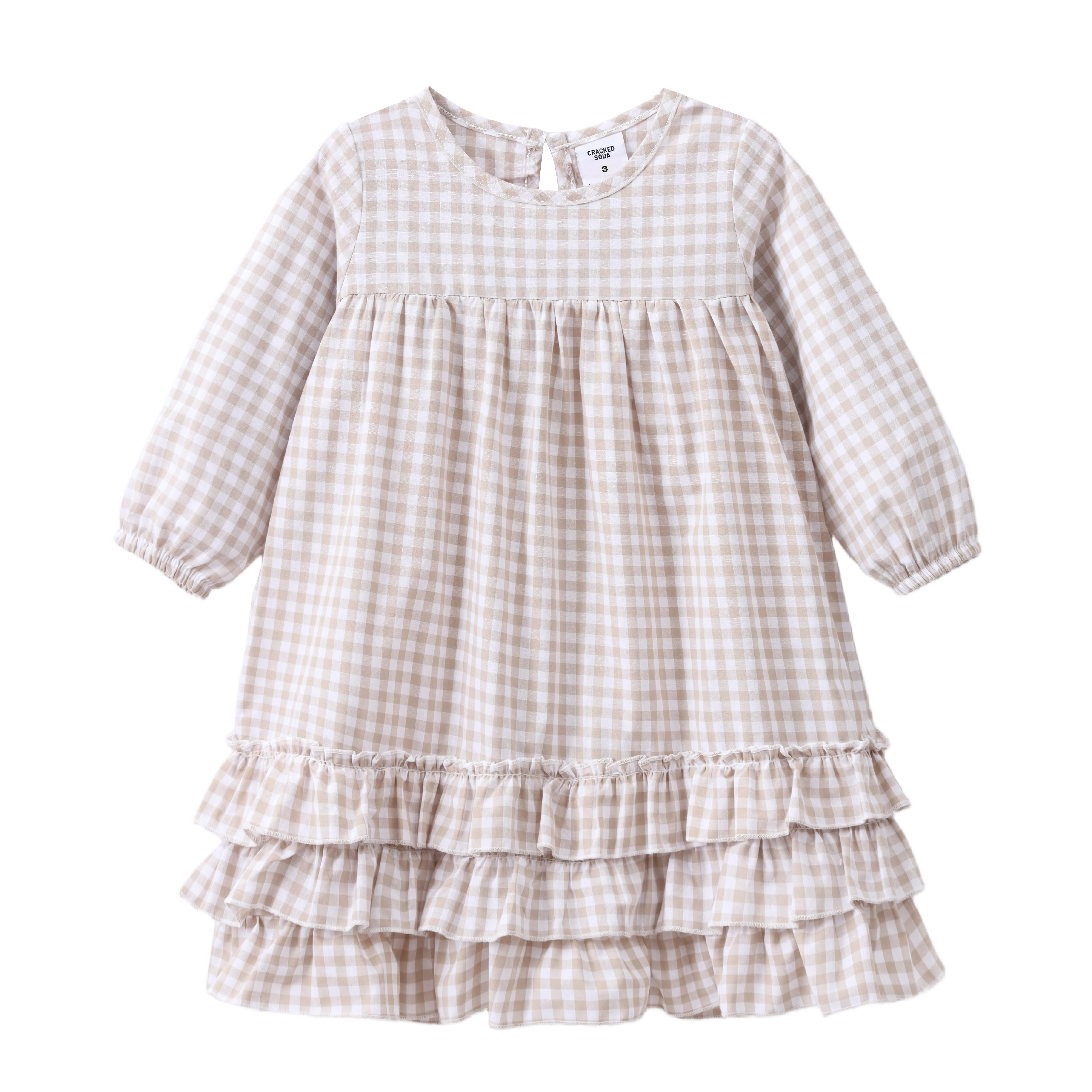 Ivy Check Frill Detailed Dress - Image 9