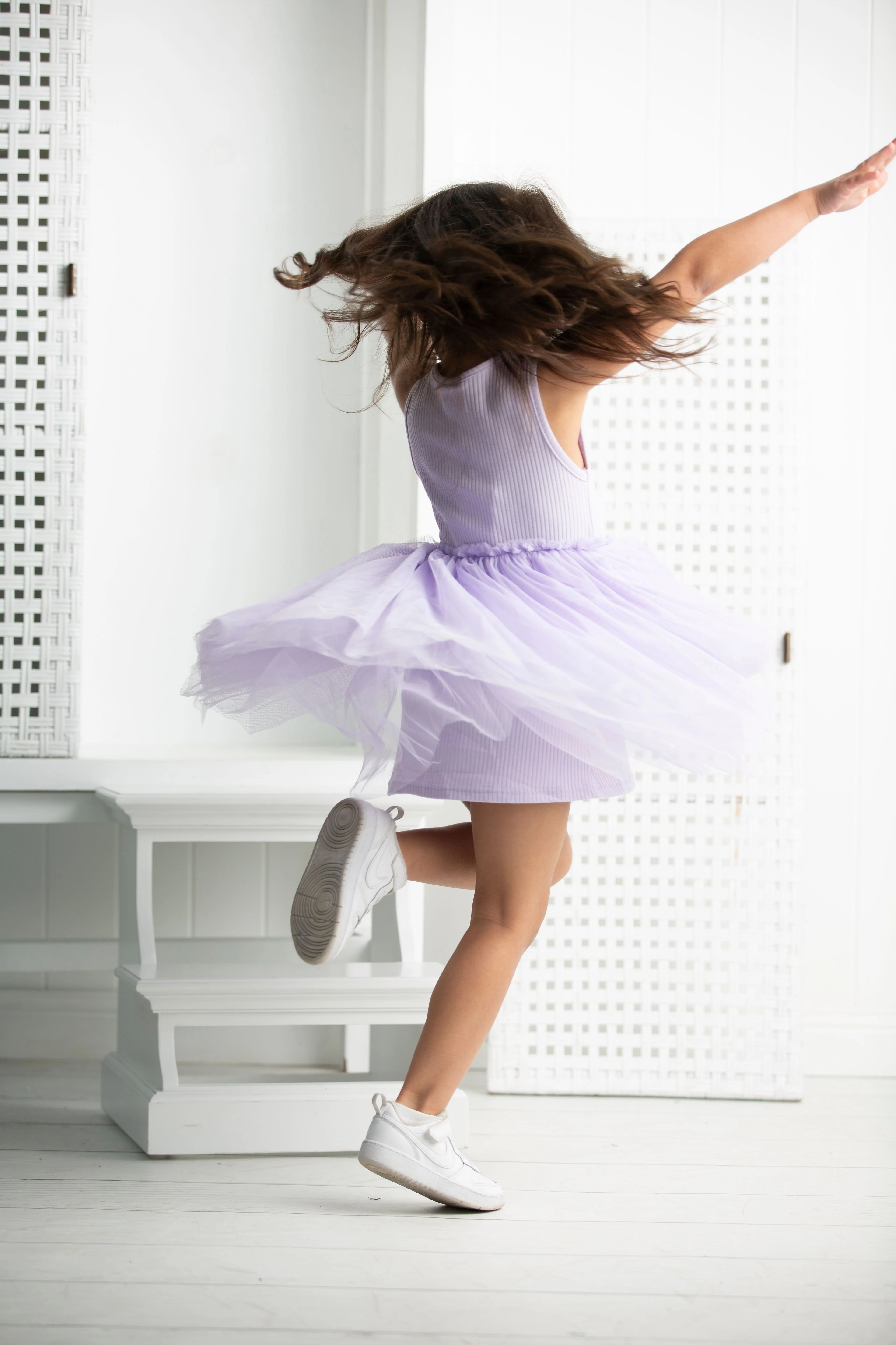 Ivy Ribbed Tutu - Lilac - Image 2