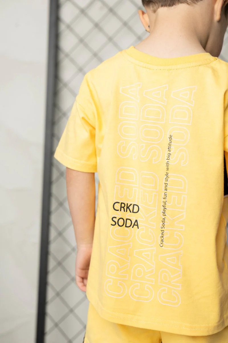 Jace Detailed Tee - Zest - Image 2